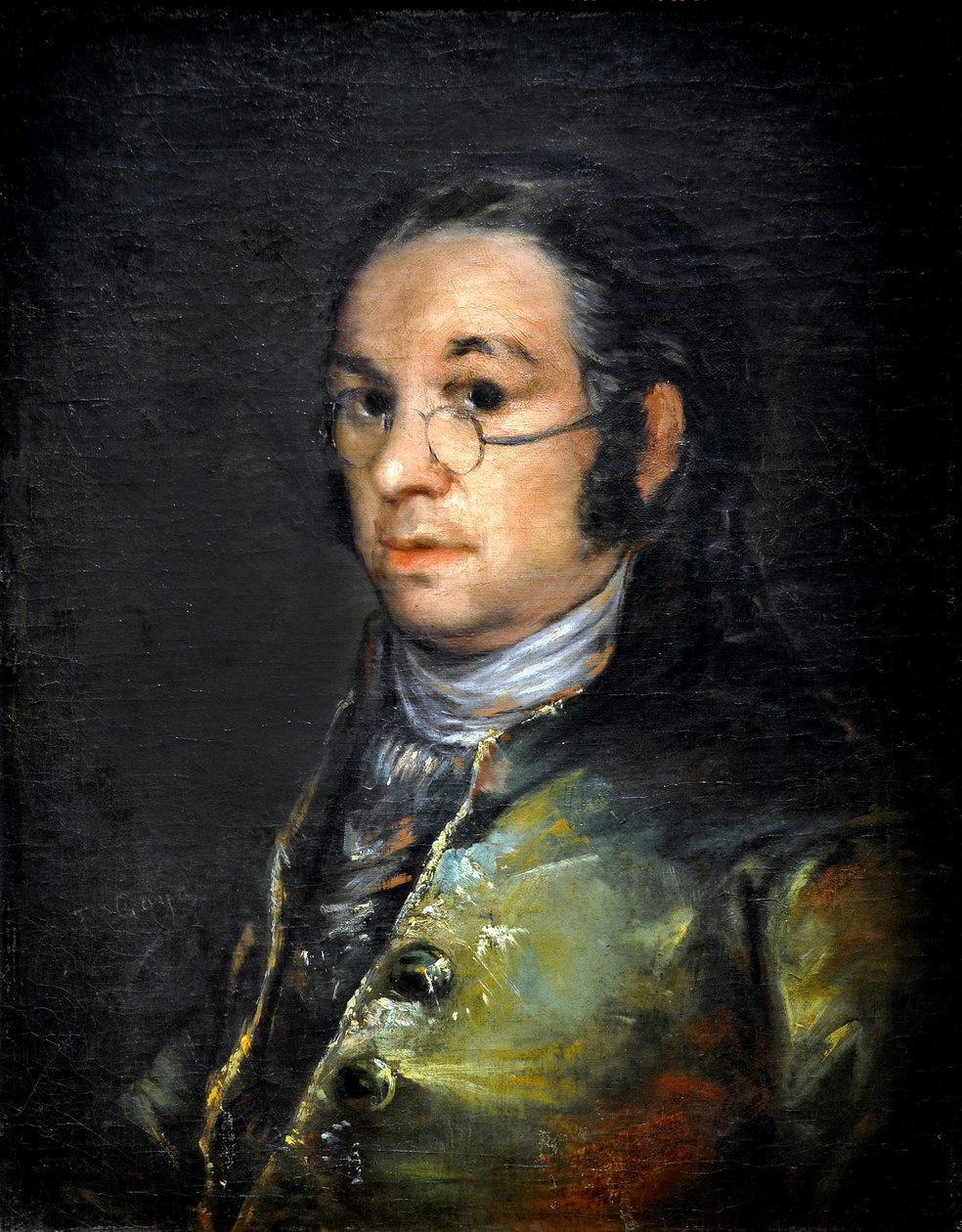 Selbstporträt mit Brille, um 1800 von Francisco Jose de Goya y Lucientes