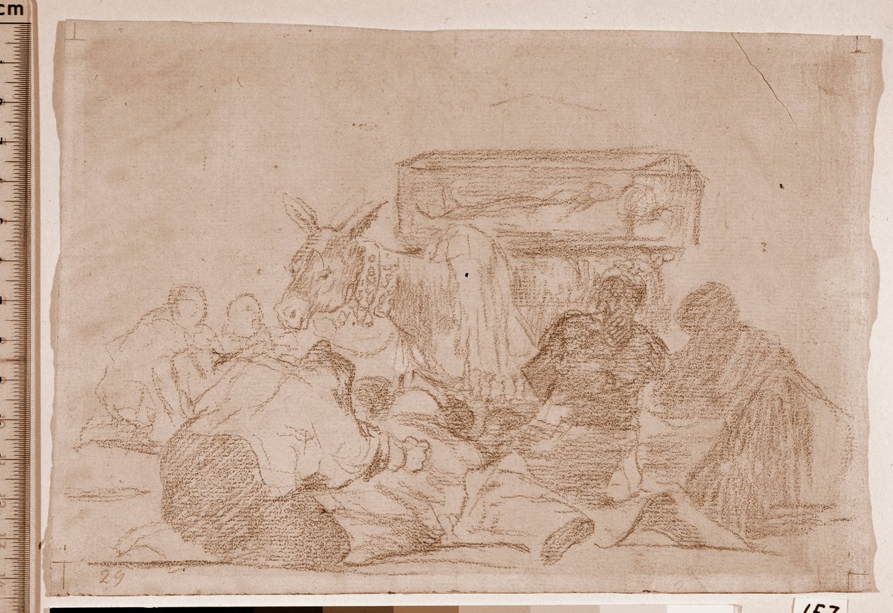 Die Schrecken des Krieges: Seltsame Hingabe von Francisco de Goya