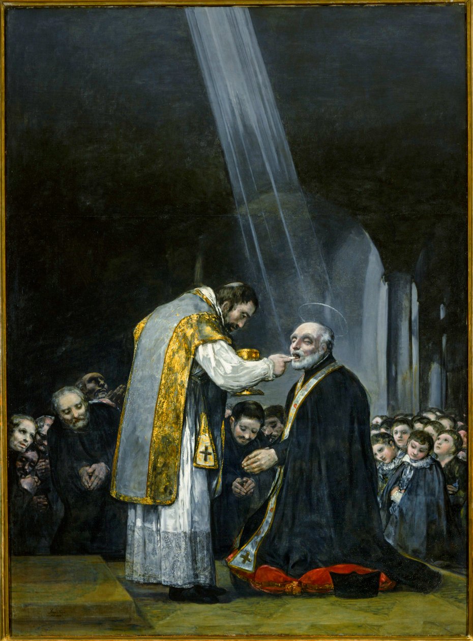 Die letzte Kommunion des Heiligen Joseph von Calasanz von Francisco Jose de Goya y Lucientes