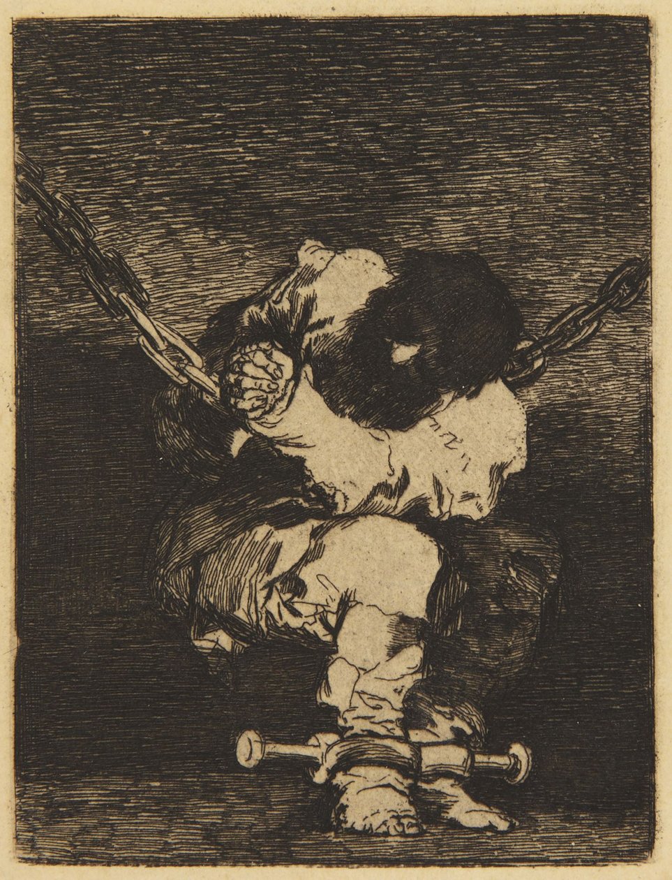 Der kleine Gefangene (Delteil XIV, Nr. 31; Harris 26) von Francisco Jose de Goya y Lucientes