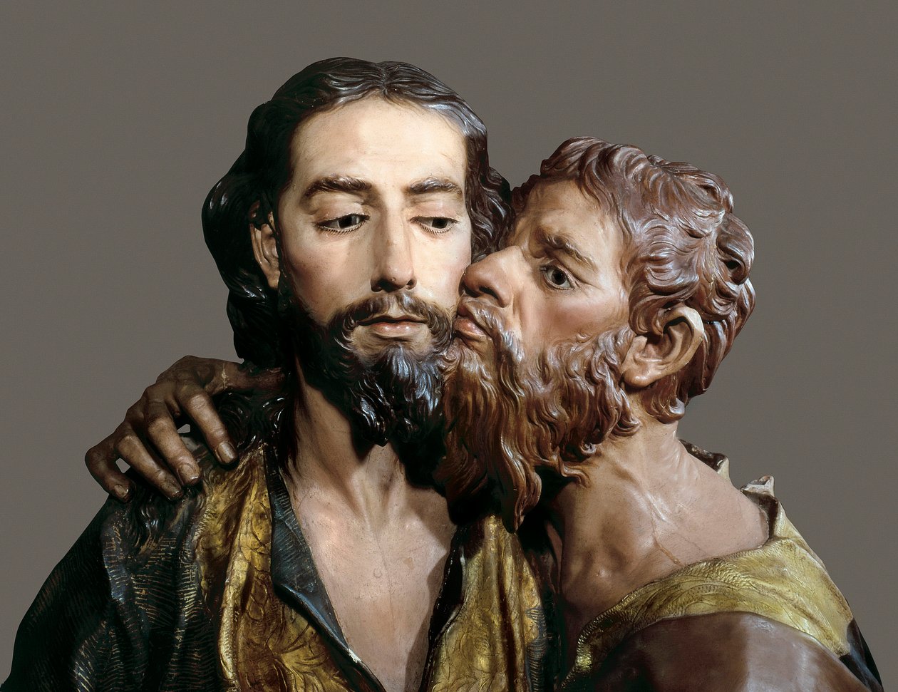 Verhaftung oder Kuss des Judas. Skulptur von Francisco Salzillo (1707-1783) von Francisco Salzillo