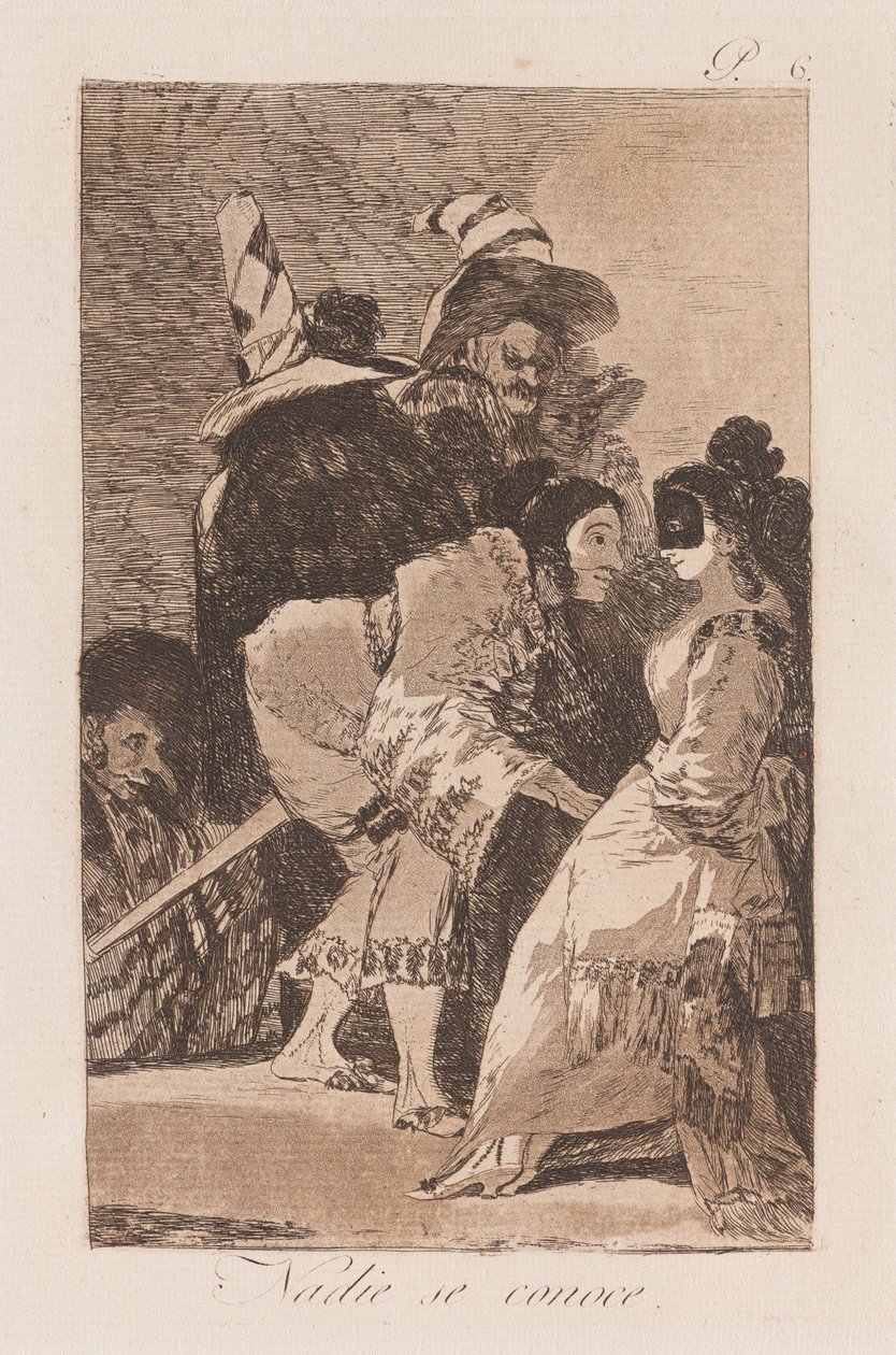 Der Schein trügt, spätes 18. - frühes 19. Jahrhundert von Francisco de Goya