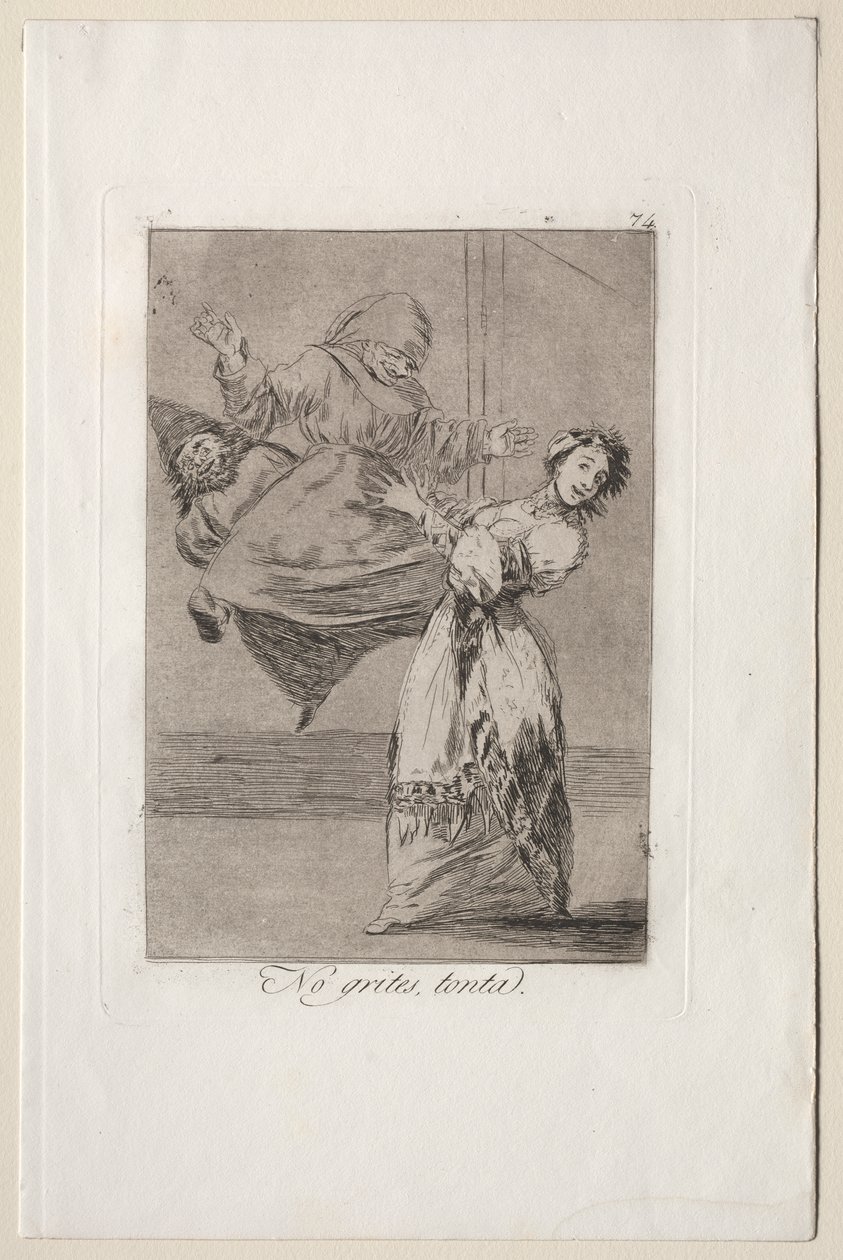 Caprichos: Schrei nicht, Dummkopf von Francisco de Goya