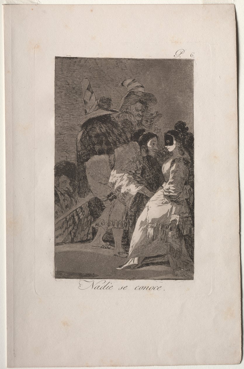 Caprichos: Niemand kennt sich selbst von Francisco de Goya