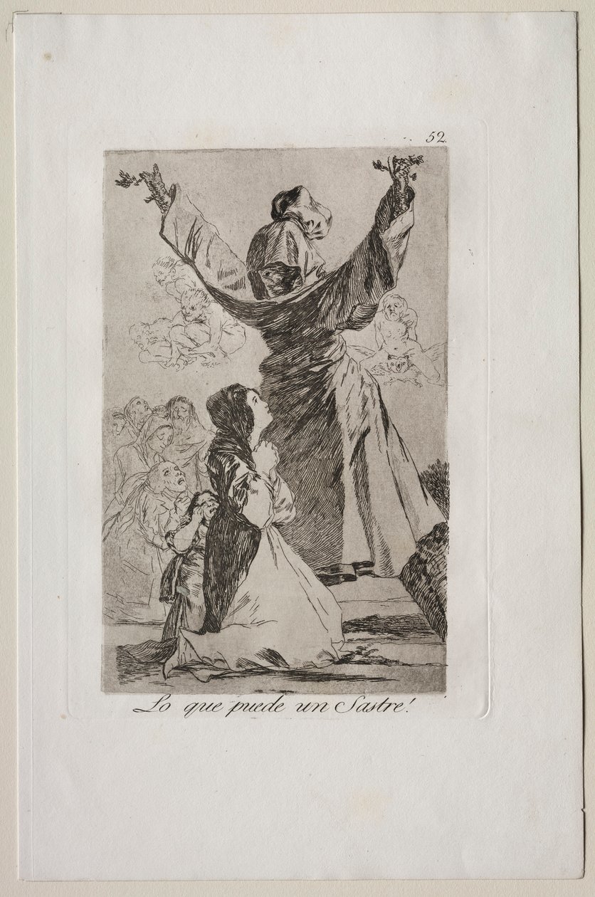 Caprichos: Was ein Schneider tun kann! von Francisco de Goya