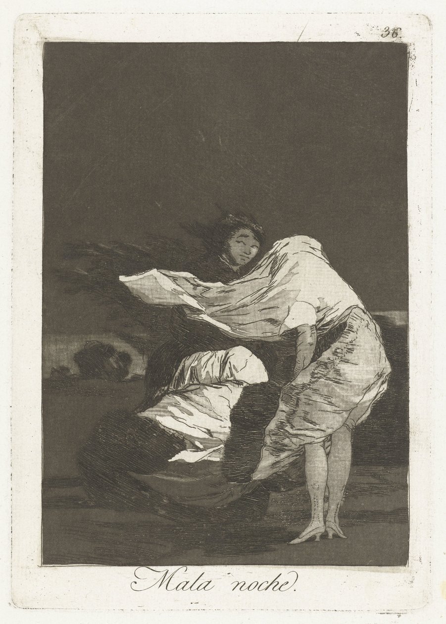 Eine schlechte Nacht von Francisco de Goya
