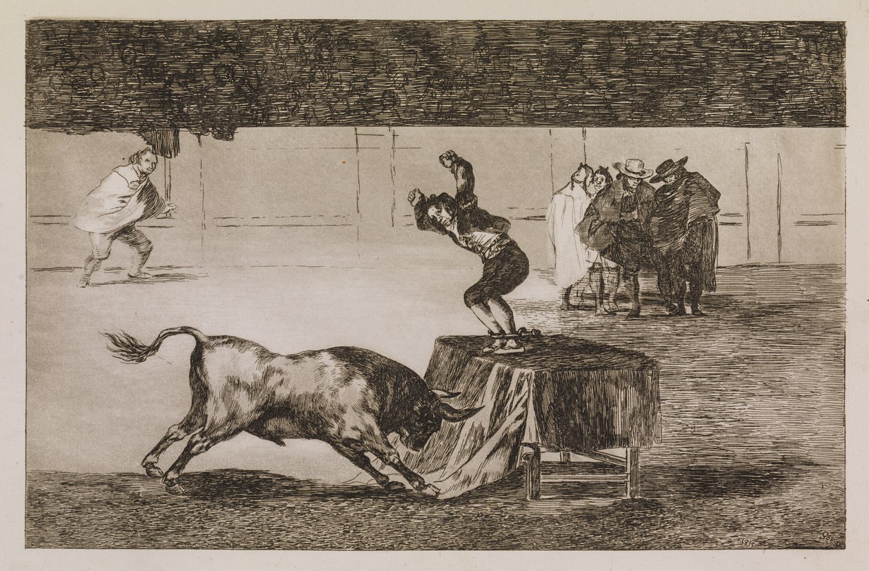 Noch eine wahnsinnige Handlung in derselben Arena von Francisco de Goya