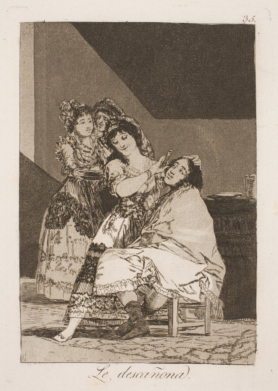 Sie häutet ihn von Francisco de Goya