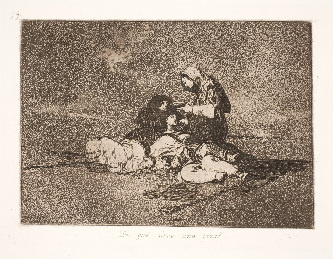 Was nützt eine einzelne Tasse? (59) von Francisco de Goya