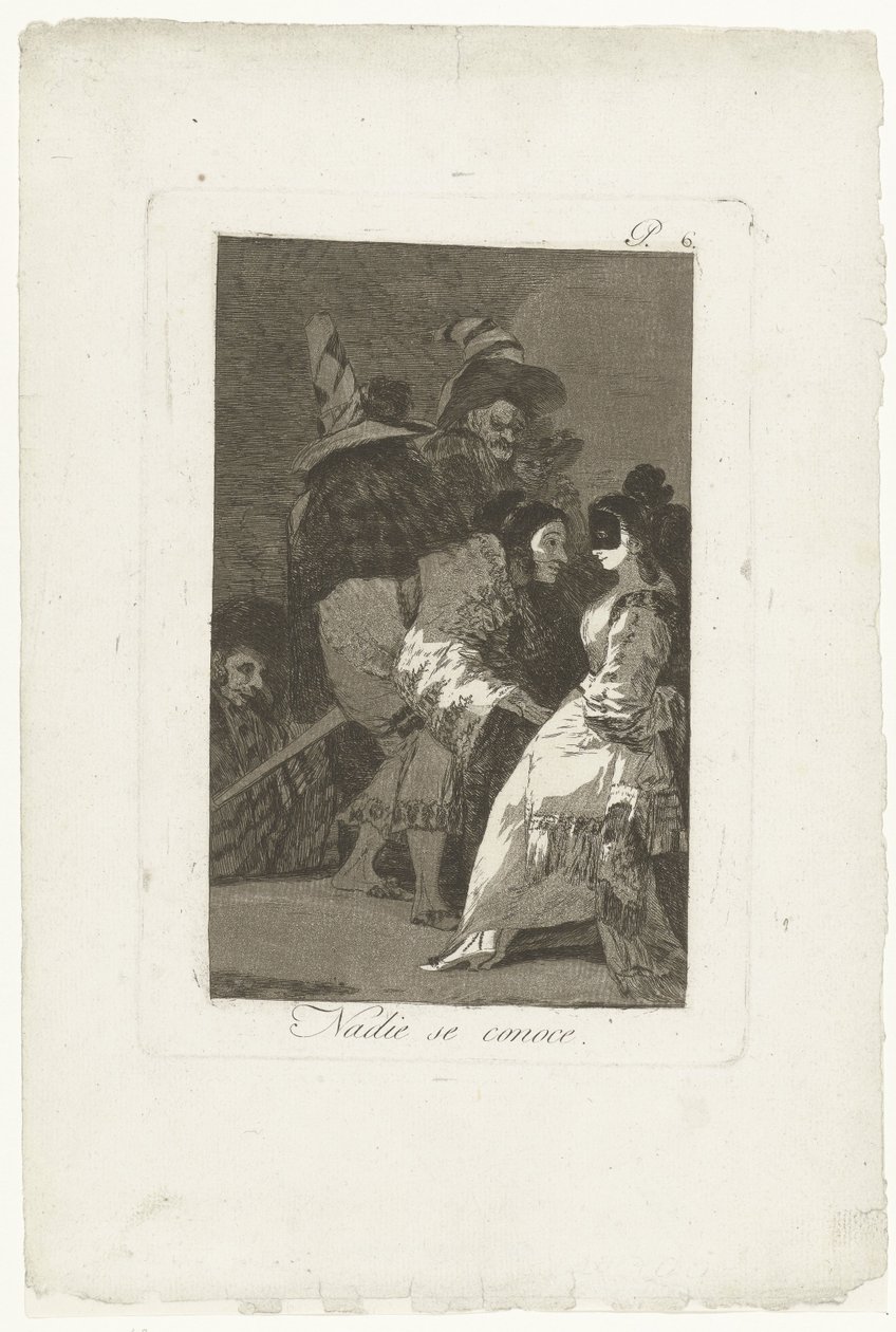 Niemand kennt sich selbst von Francisco de Goya