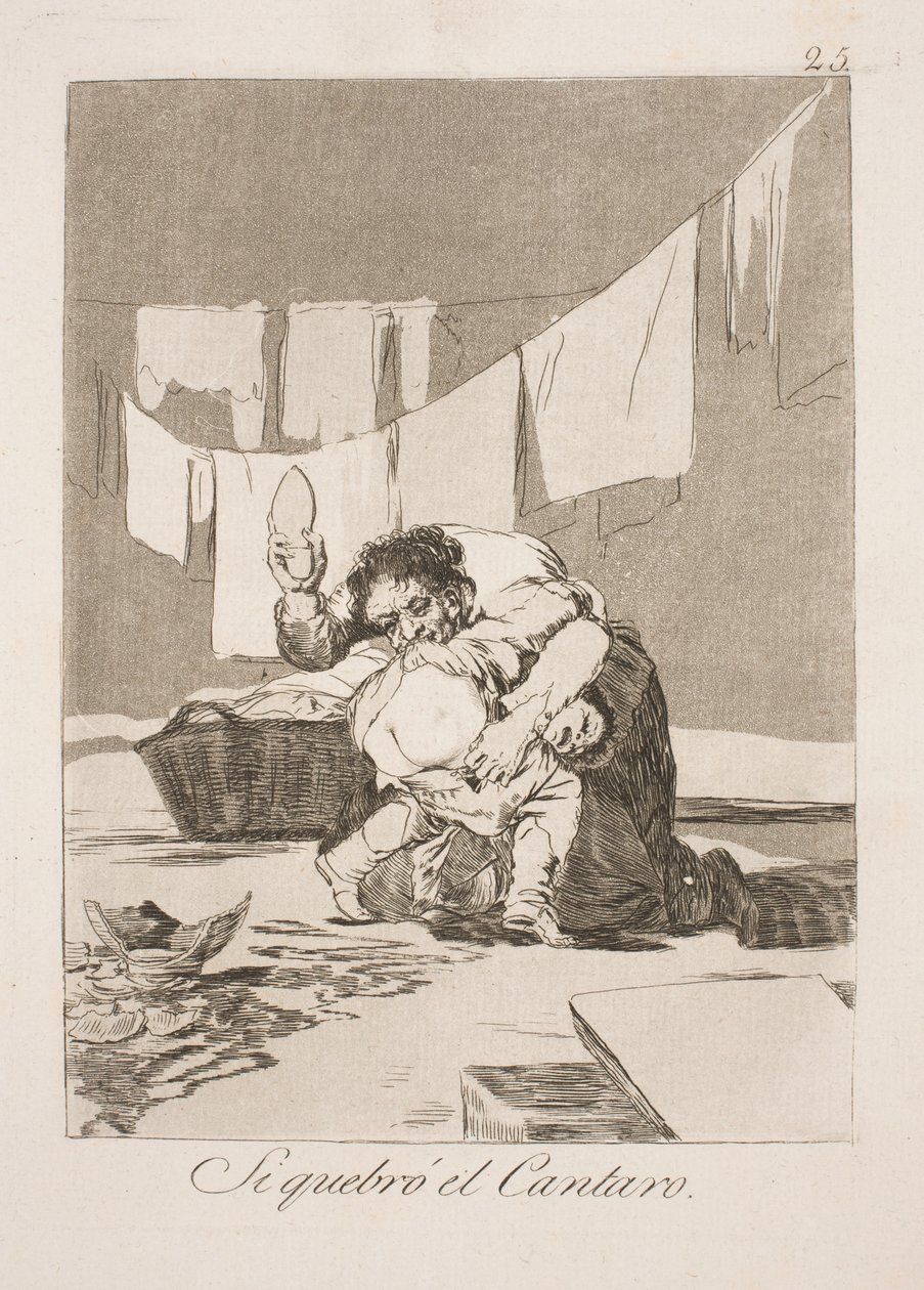 Wenn man den Krug zerbrochen hat von Francisco de Goya