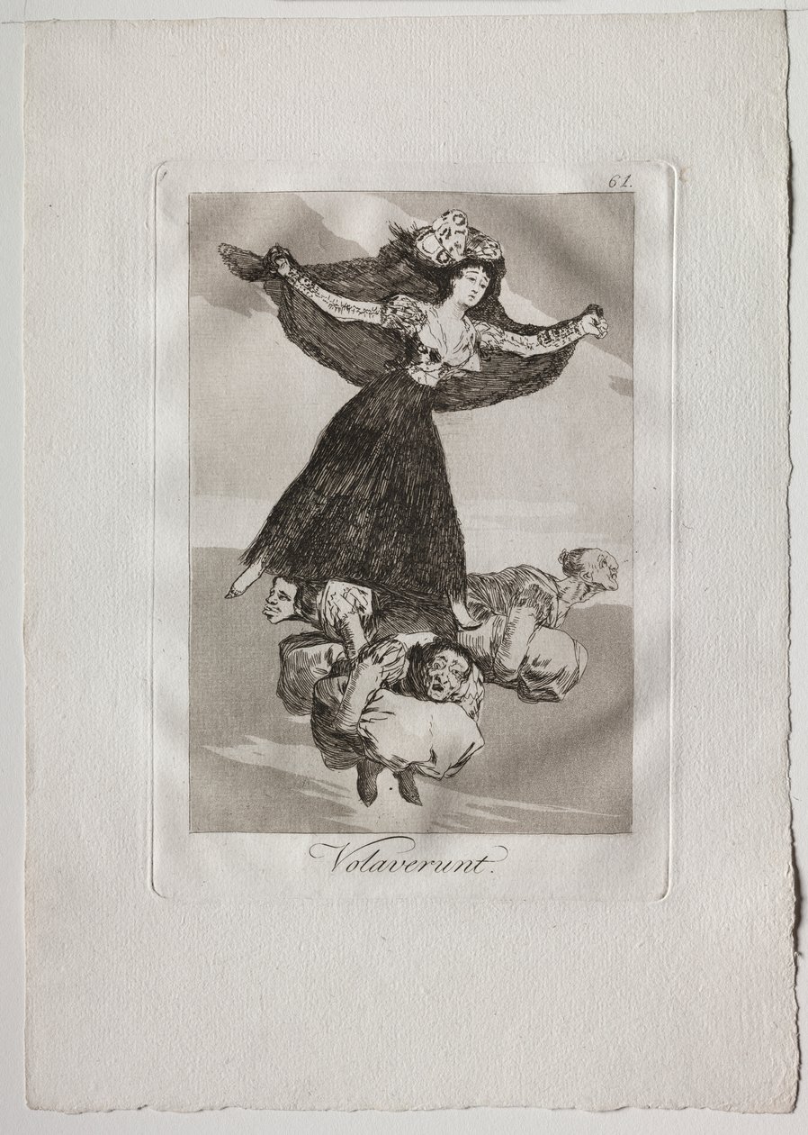 Ochenta Caprichos: Sie flogen von Francisco de Goya