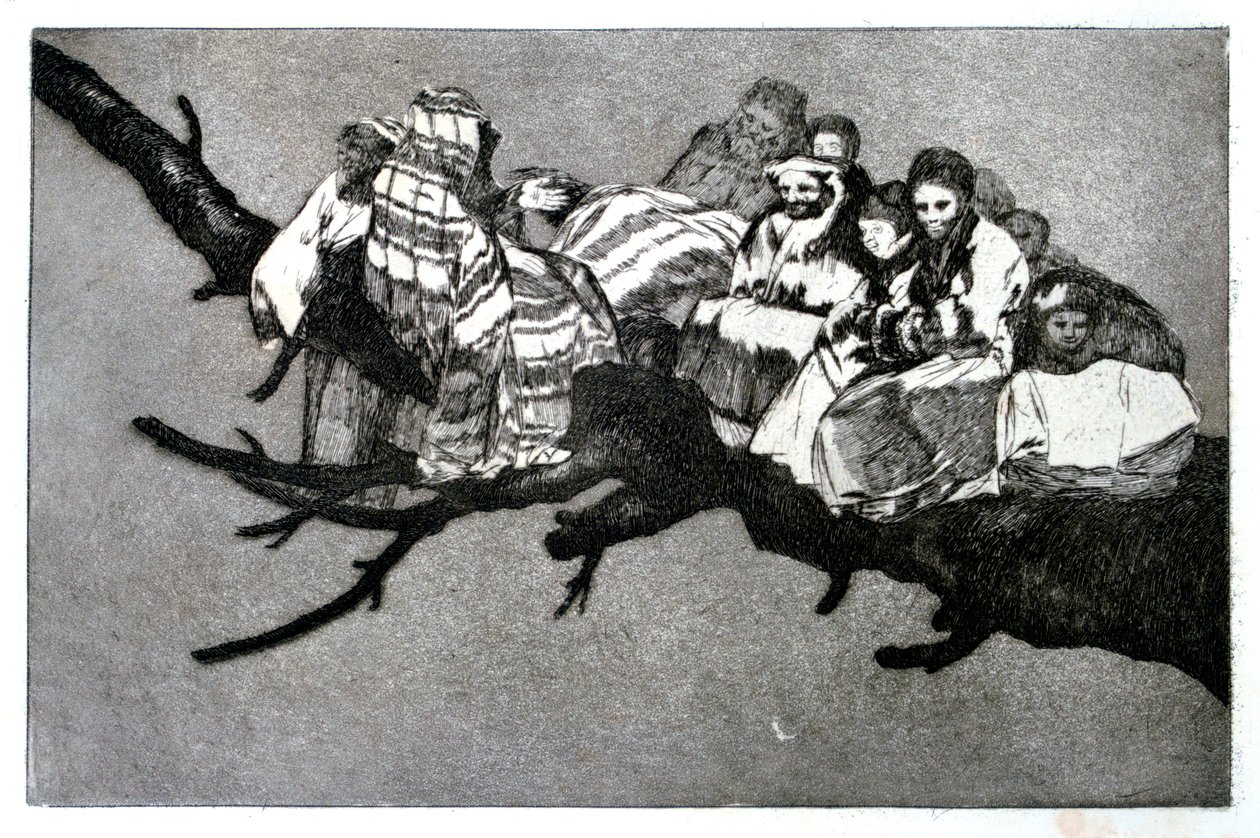 Lächerlicher Traum, 1819-1823 von Francisco de Goya