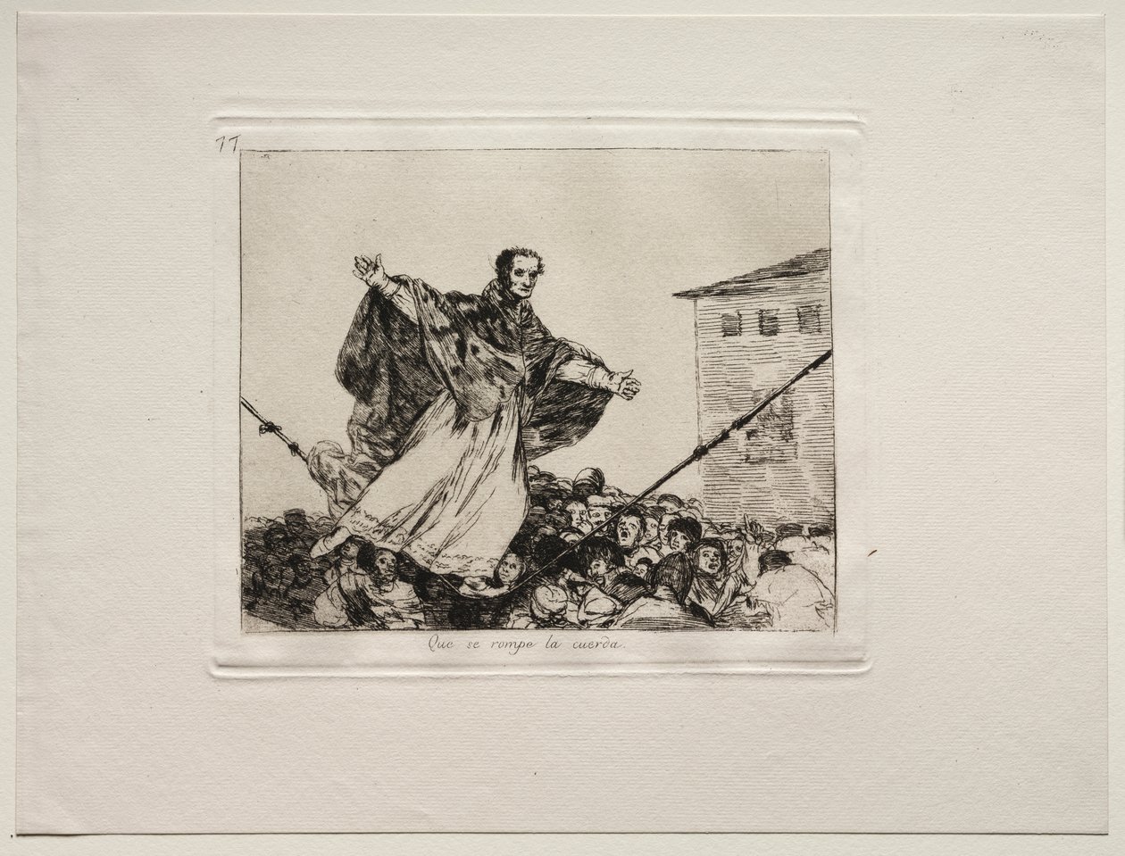 Die Schrecken des Krieges: Möge das Seil reißen von Francisco de Goya