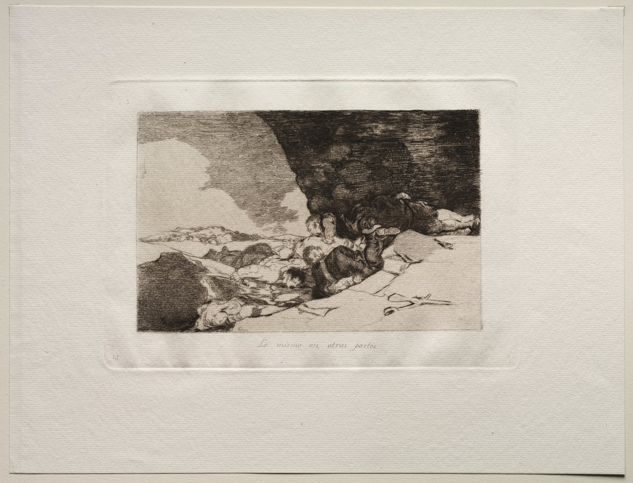 Die Schrecken des Krieges: Dasselbe anderswo von Francisco de Goya