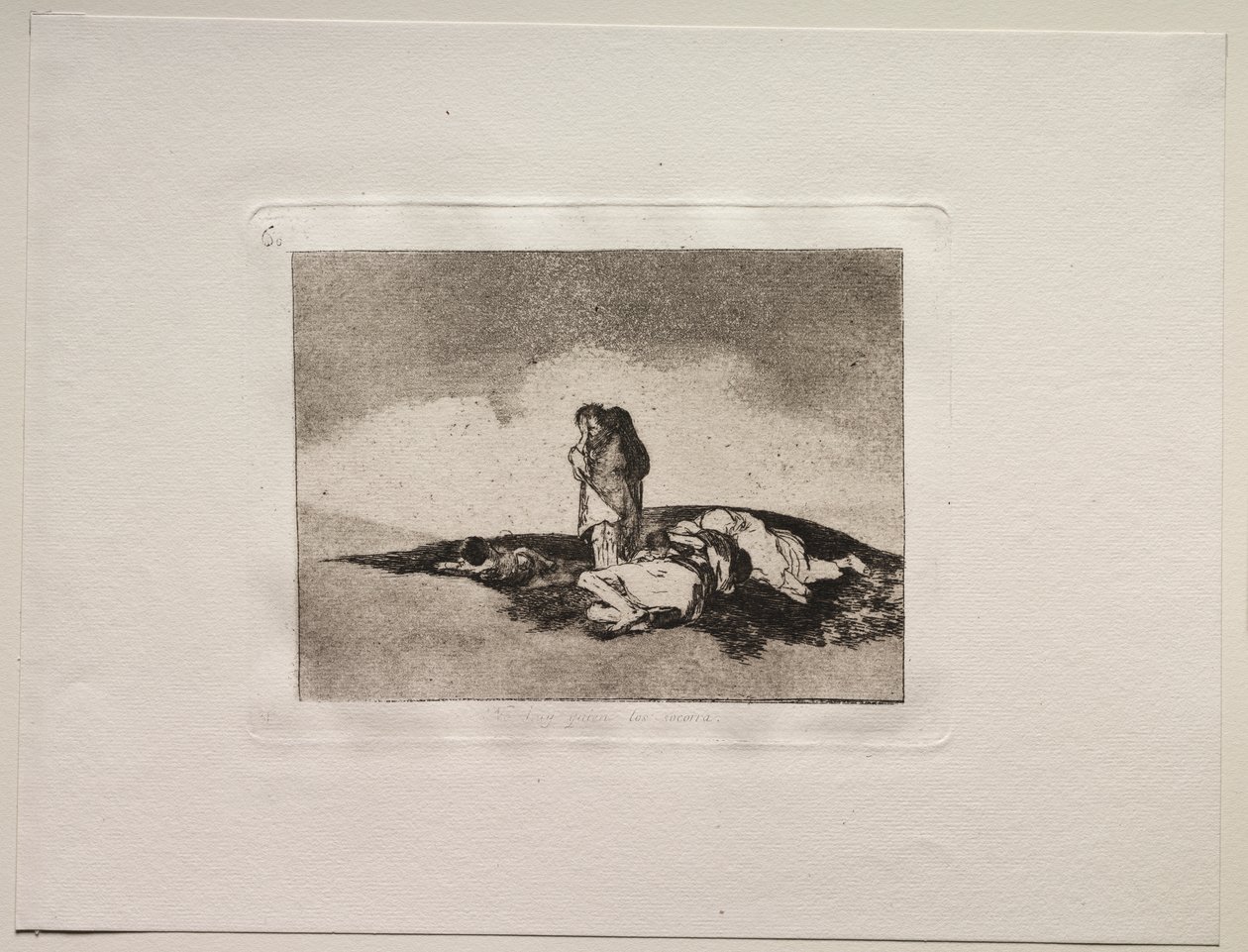 Die Schrecken des Krieges: Niemand hilft ihnen von Francisco de Goya