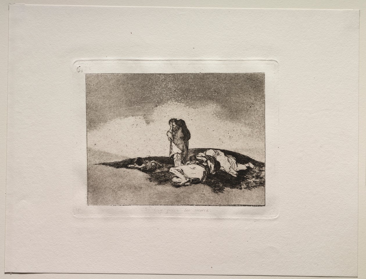 Die Schrecken des Krieges: Niemand hilft ihnen von Francisco de Goya