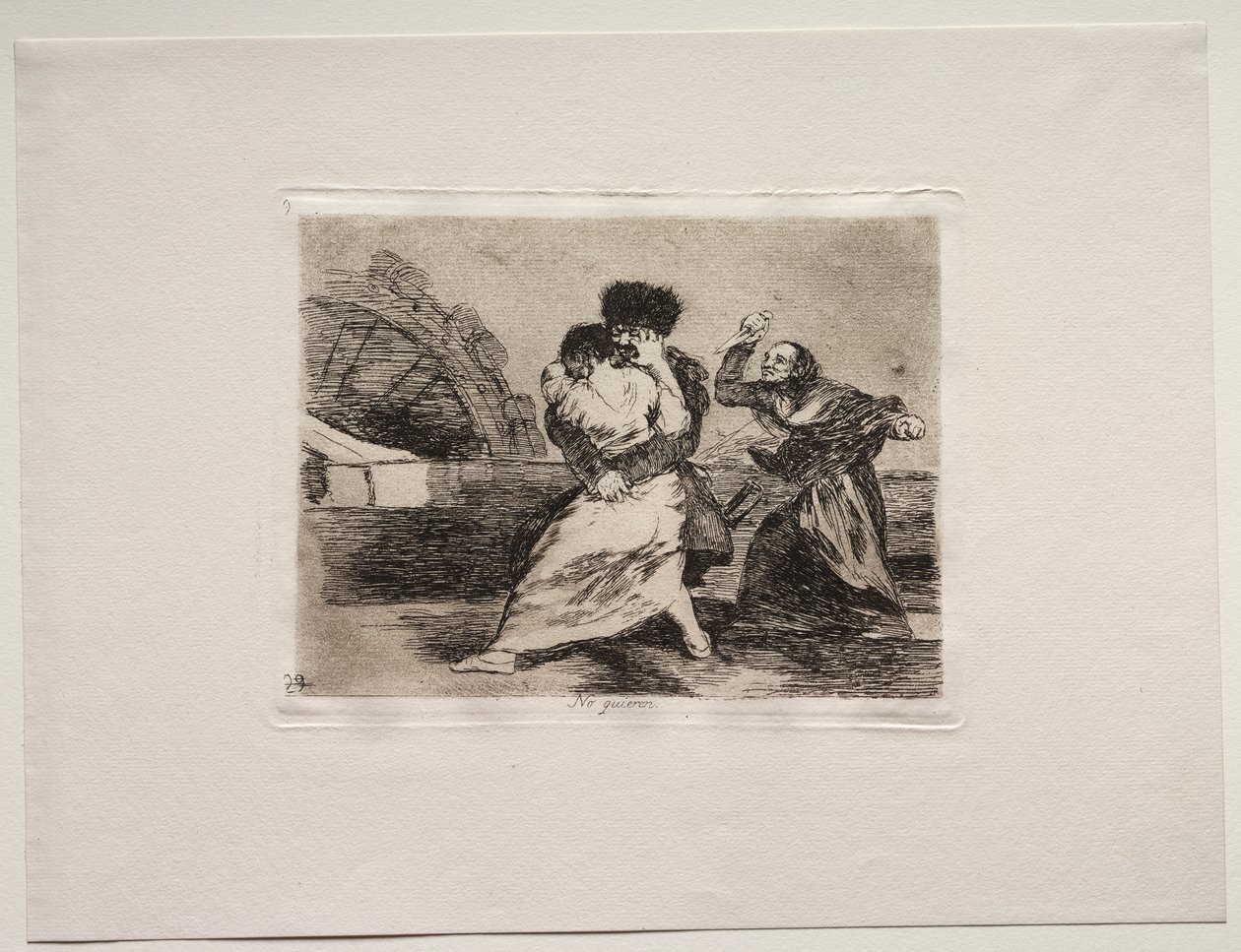 Die Schrecken des Krieges: Sie mögen es nicht von Francisco de Goya