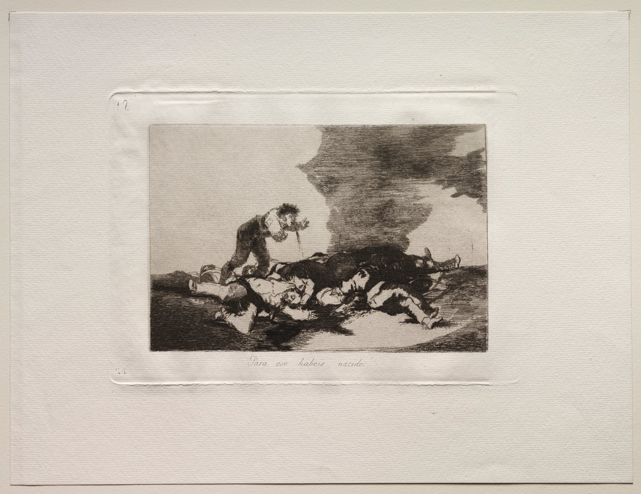 Die Schrecken des Krieges: Dafür wurdest du geboren von Francisco de Goya