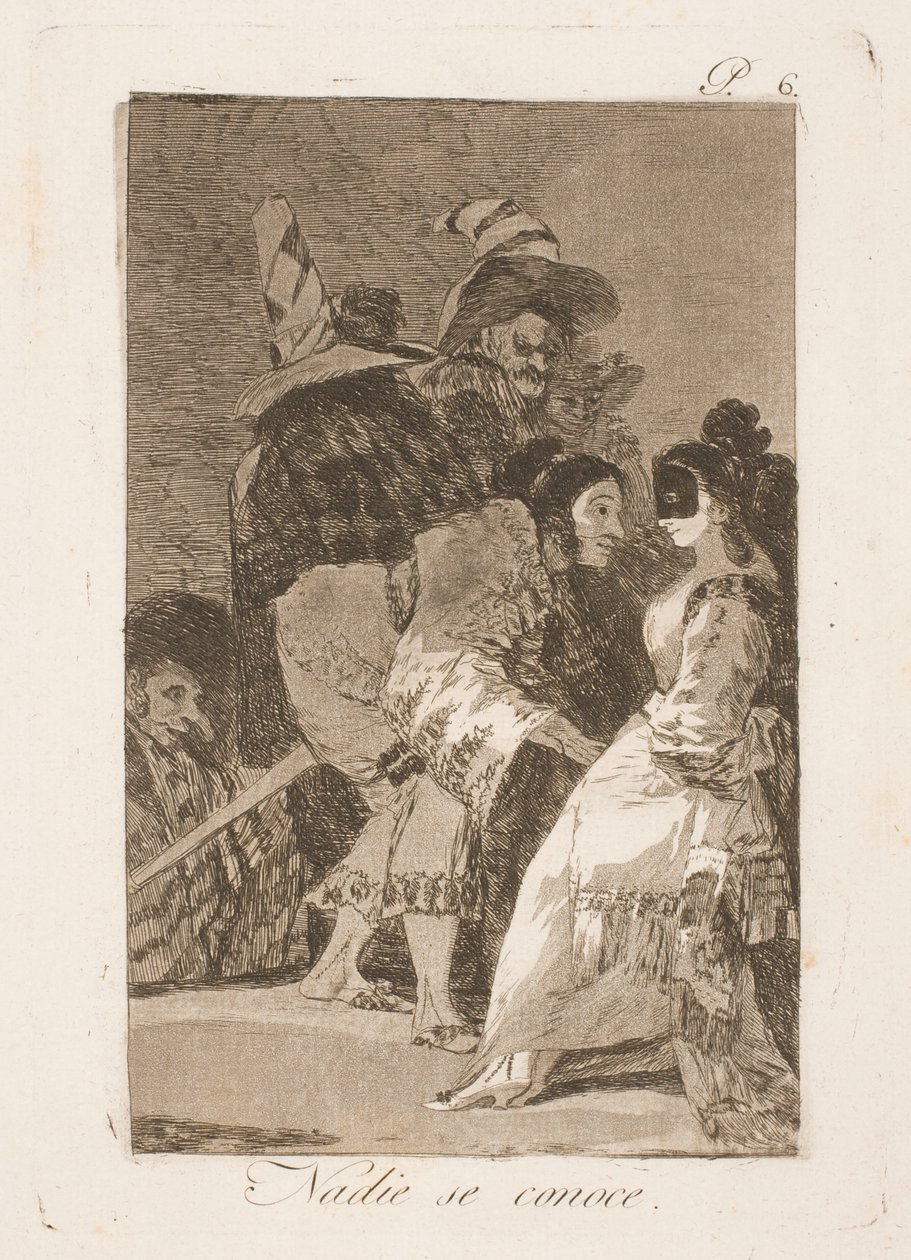 Wir kennen uns nicht von Francisco de Goya