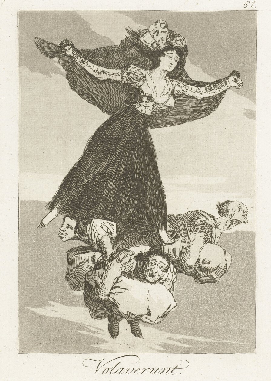 Sie haben geflogen (Volaverunt) von Francisco de Goya