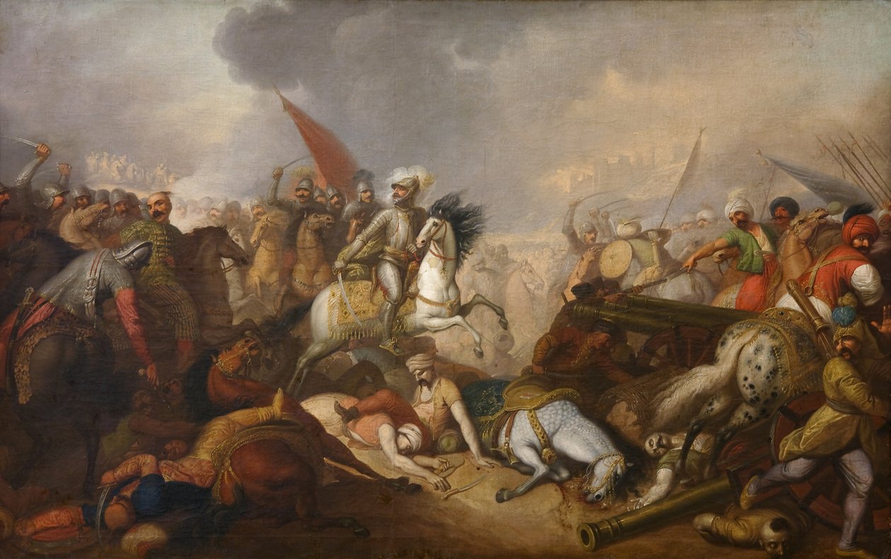 Die Schlacht bei Chotyn von Franciszek Smuglewicz