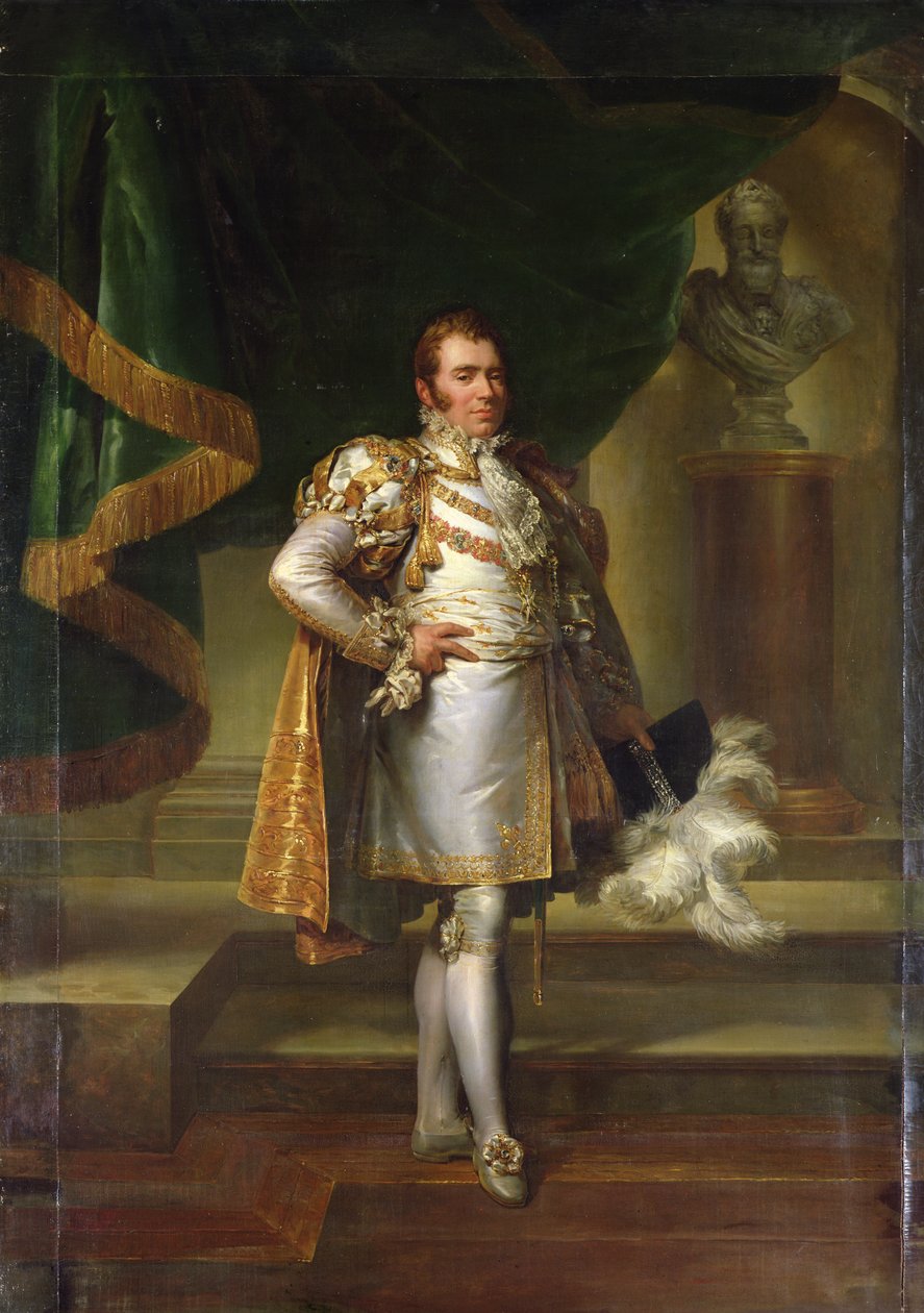 Charles-Ferdinand von Frankreich im Kostüm eines französischen Prinzen, 1820 von Baron François Pascal Simon Gérard