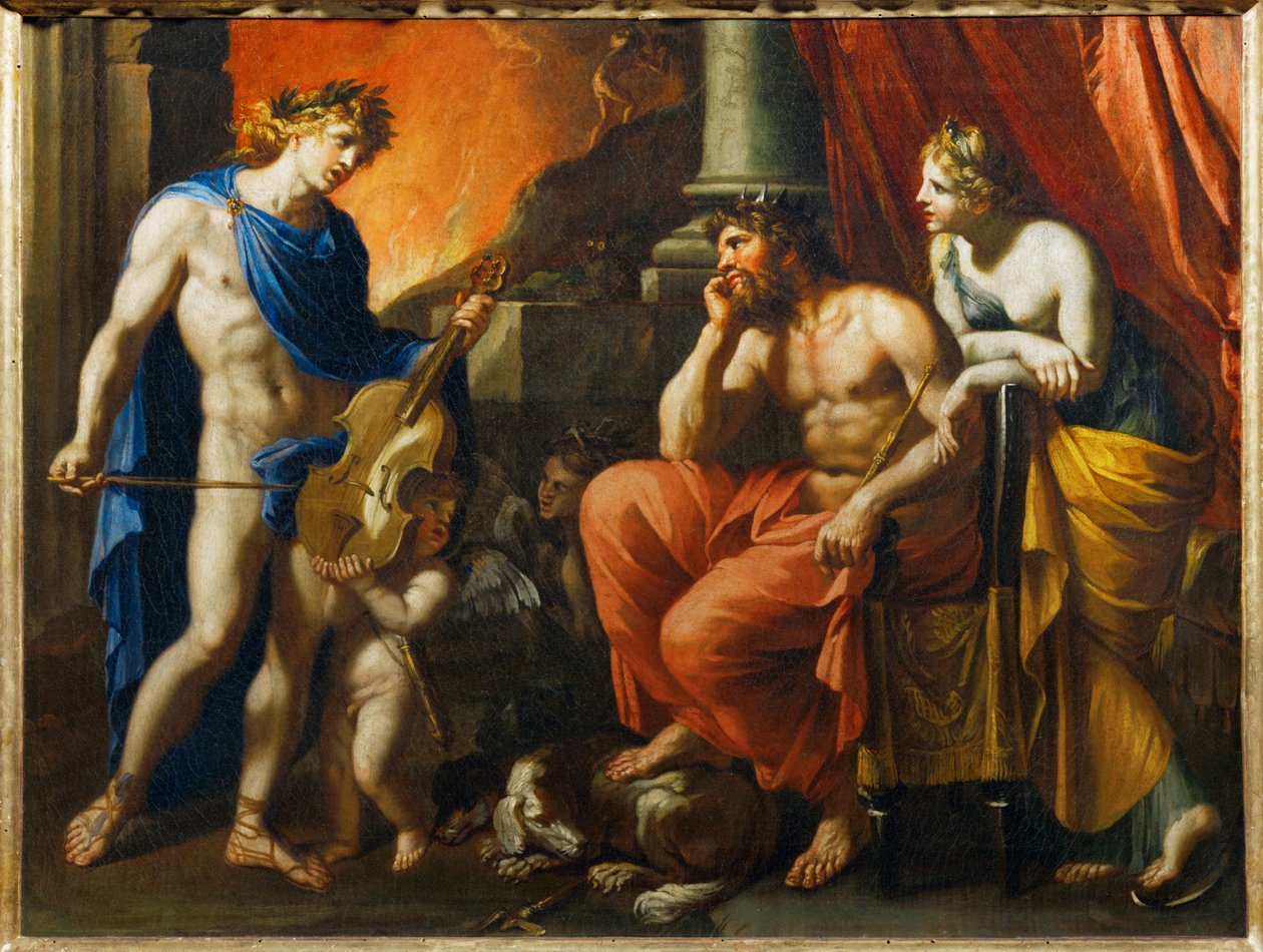 Orpheus vor Pluto und Proserpina von Francois (1590 1650) (after) Perrier