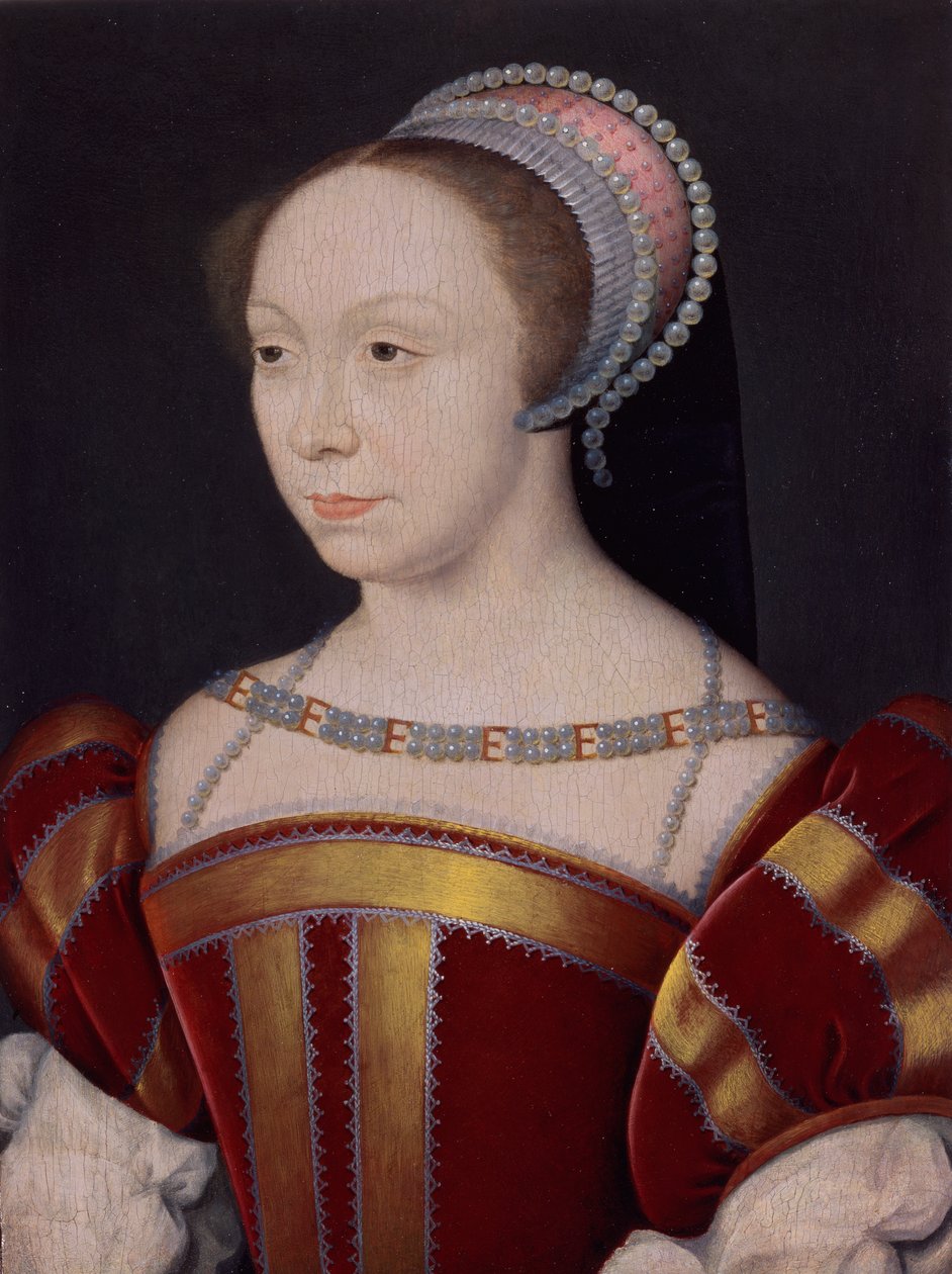 Françoise Breze (1515-1577), Herzogin von Bouillon von Francois (attr. to) Clouet