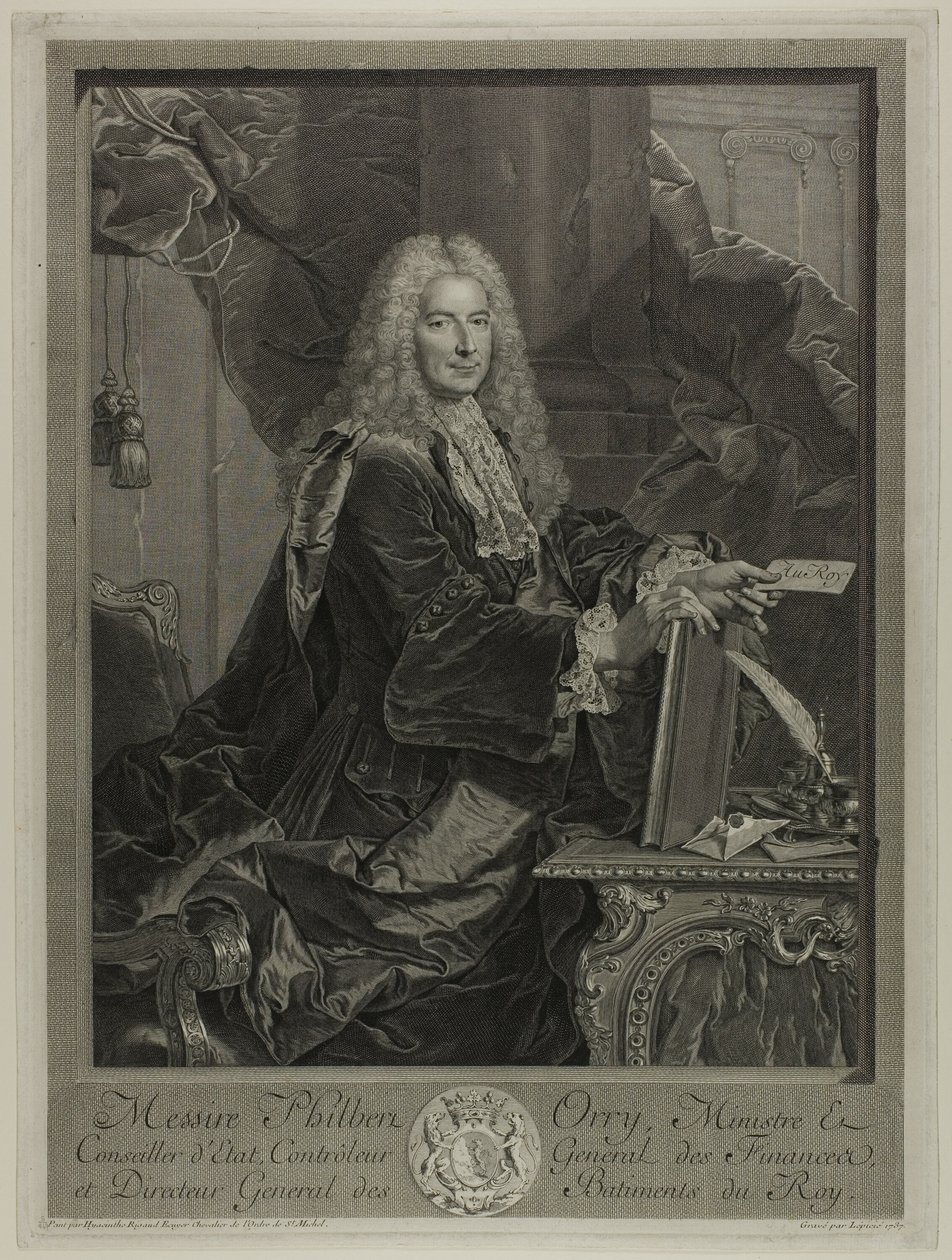 Porträt von Philibert Orrey von Francois Bernard Lepicie