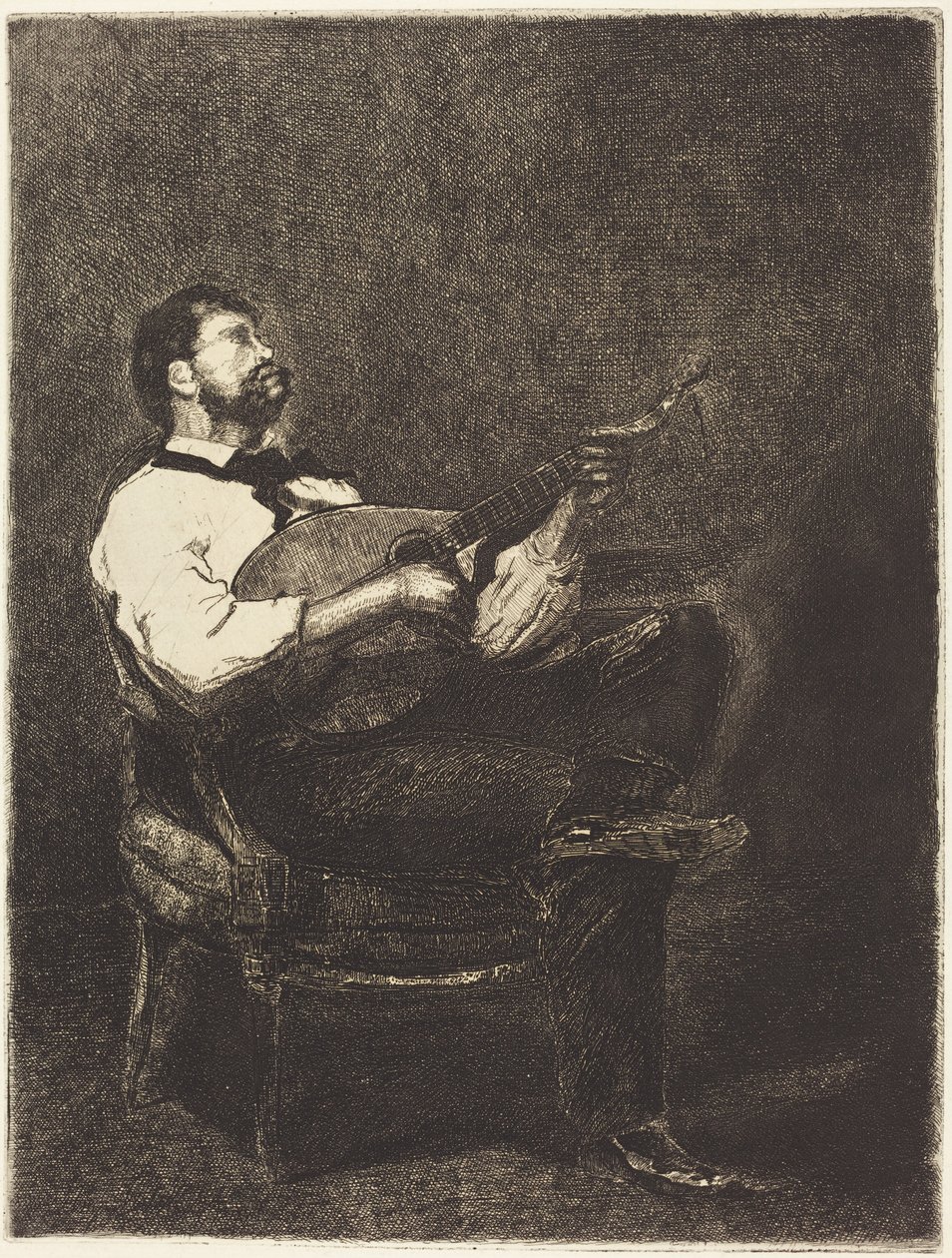 Gitarrenspieler von François Bonvin