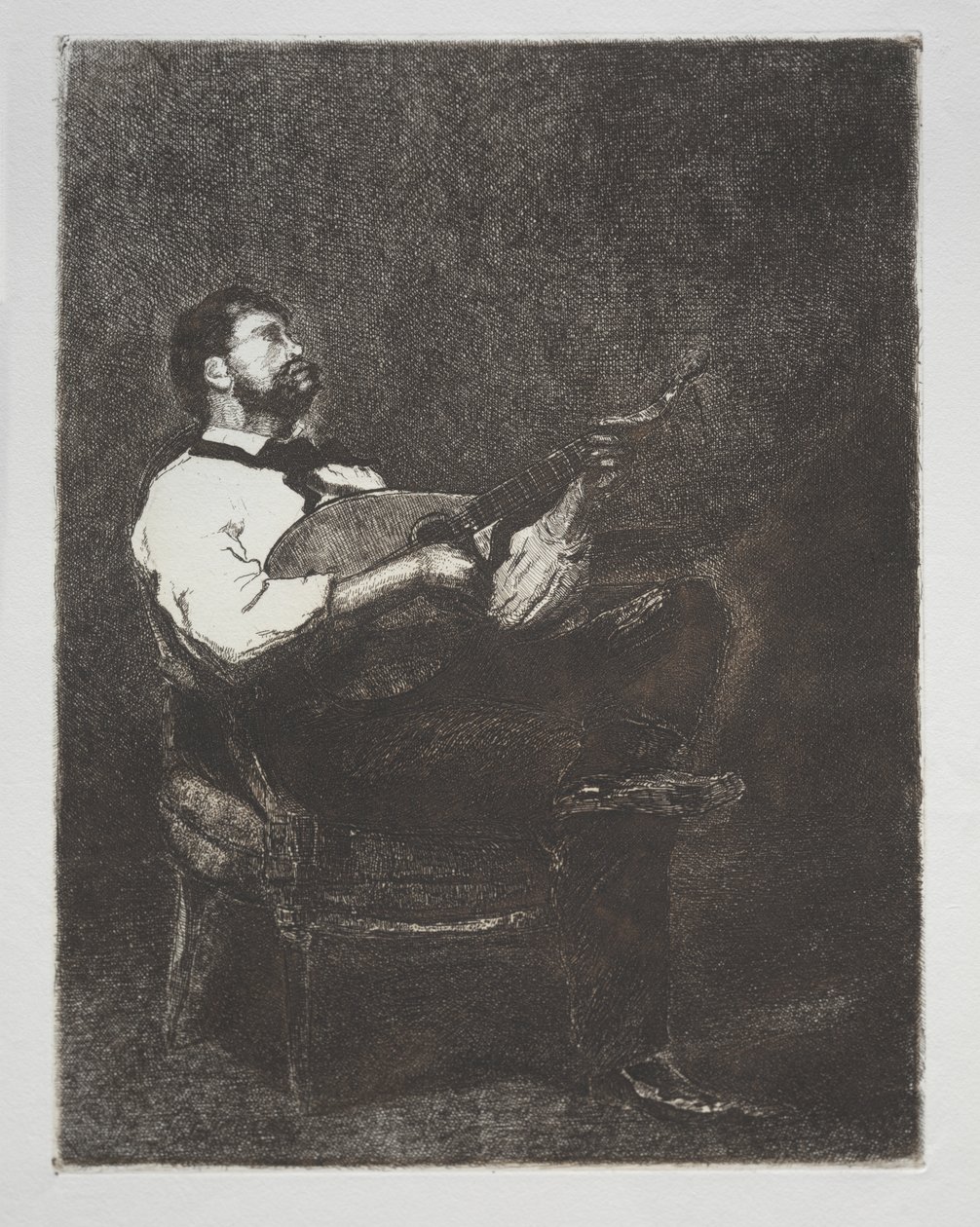 Gitarrenspieler von François Bonvin