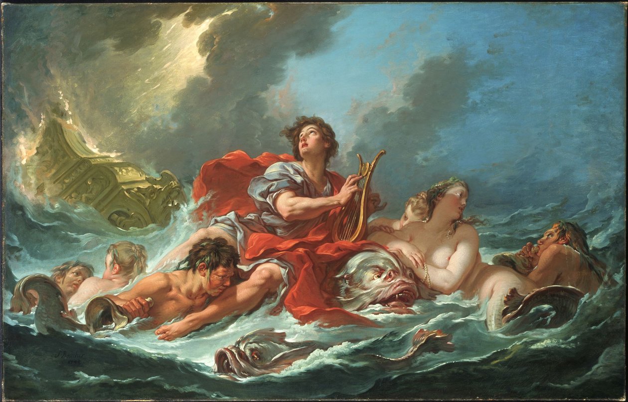 Arion auf dem Delphin von François Boucher