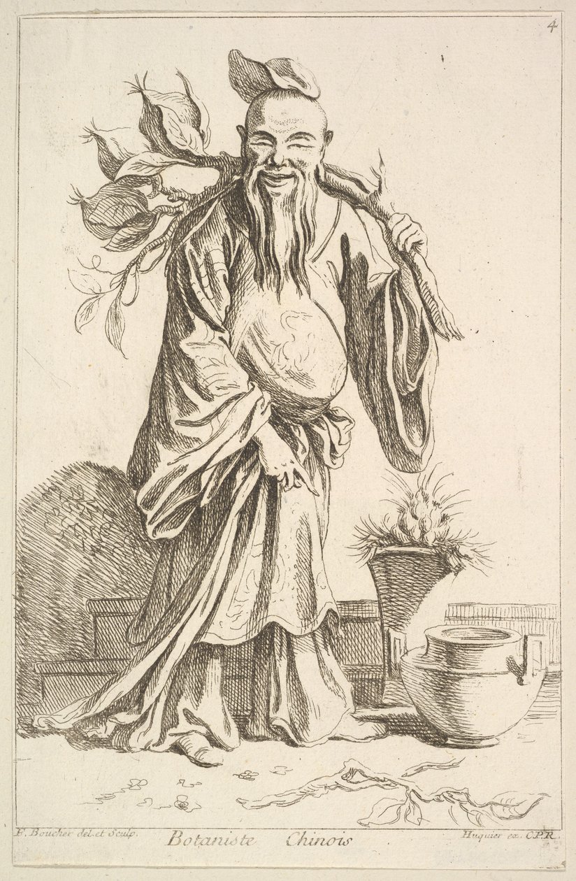 Chinesischer Botaniker von François Boucher