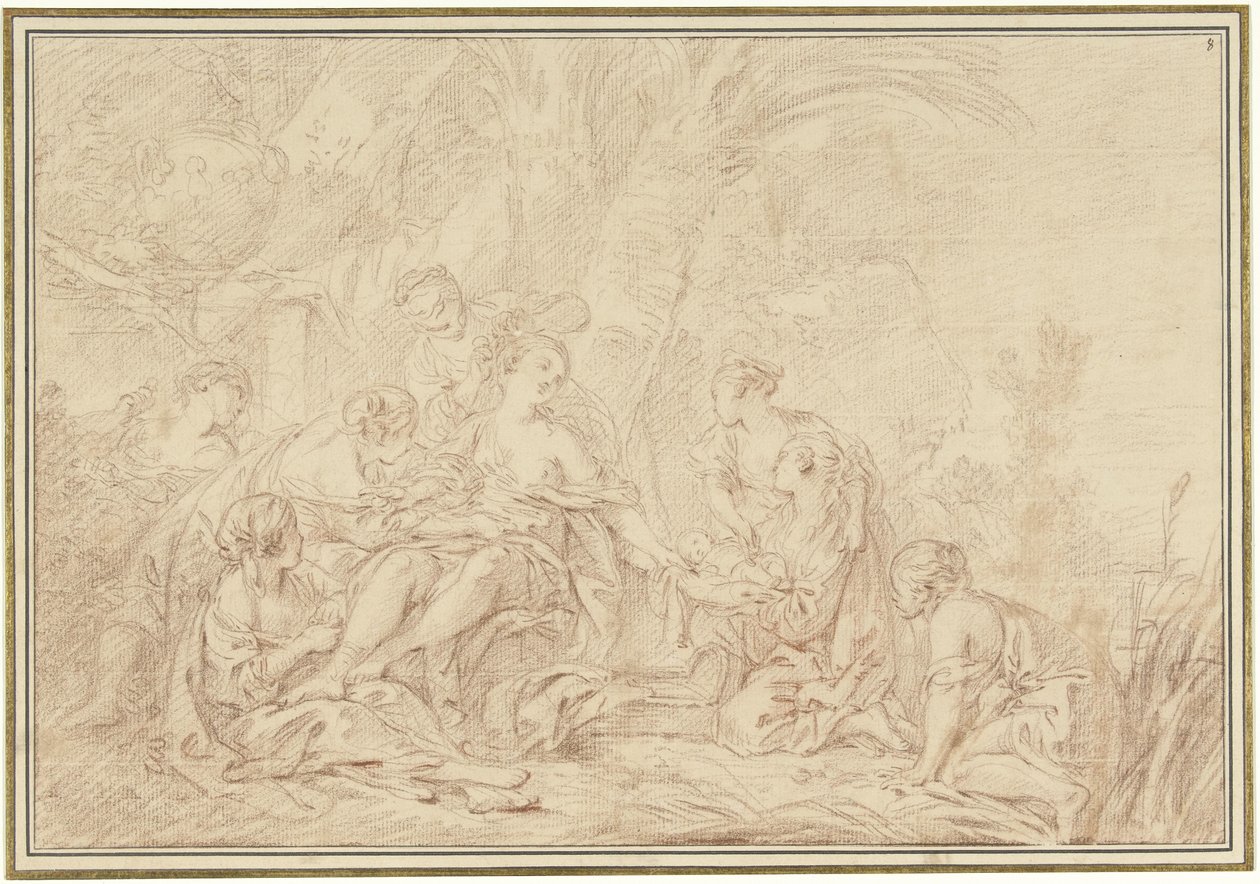 Das Finden von Moses von François Boucher