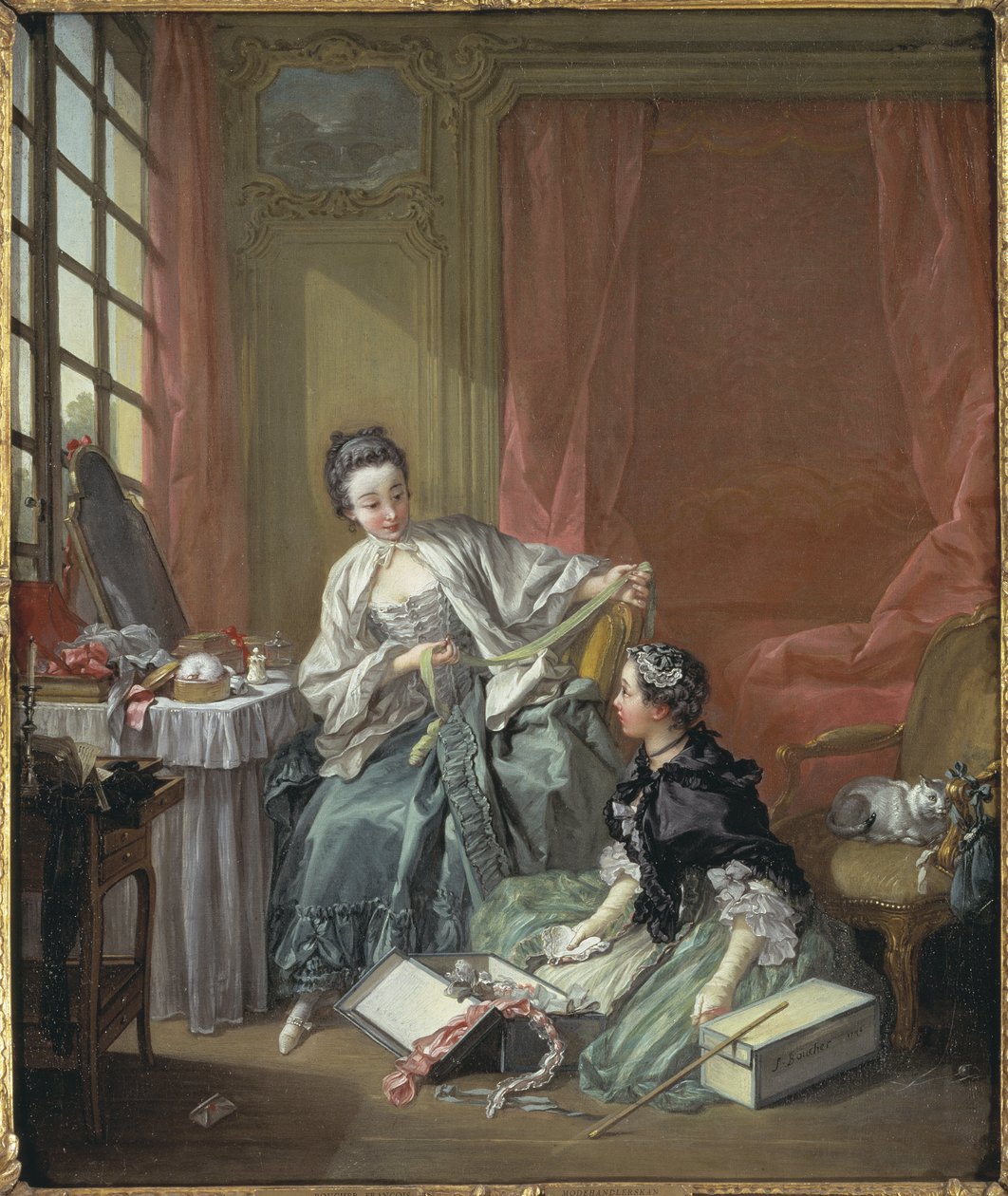 Die Modistin von François Boucher