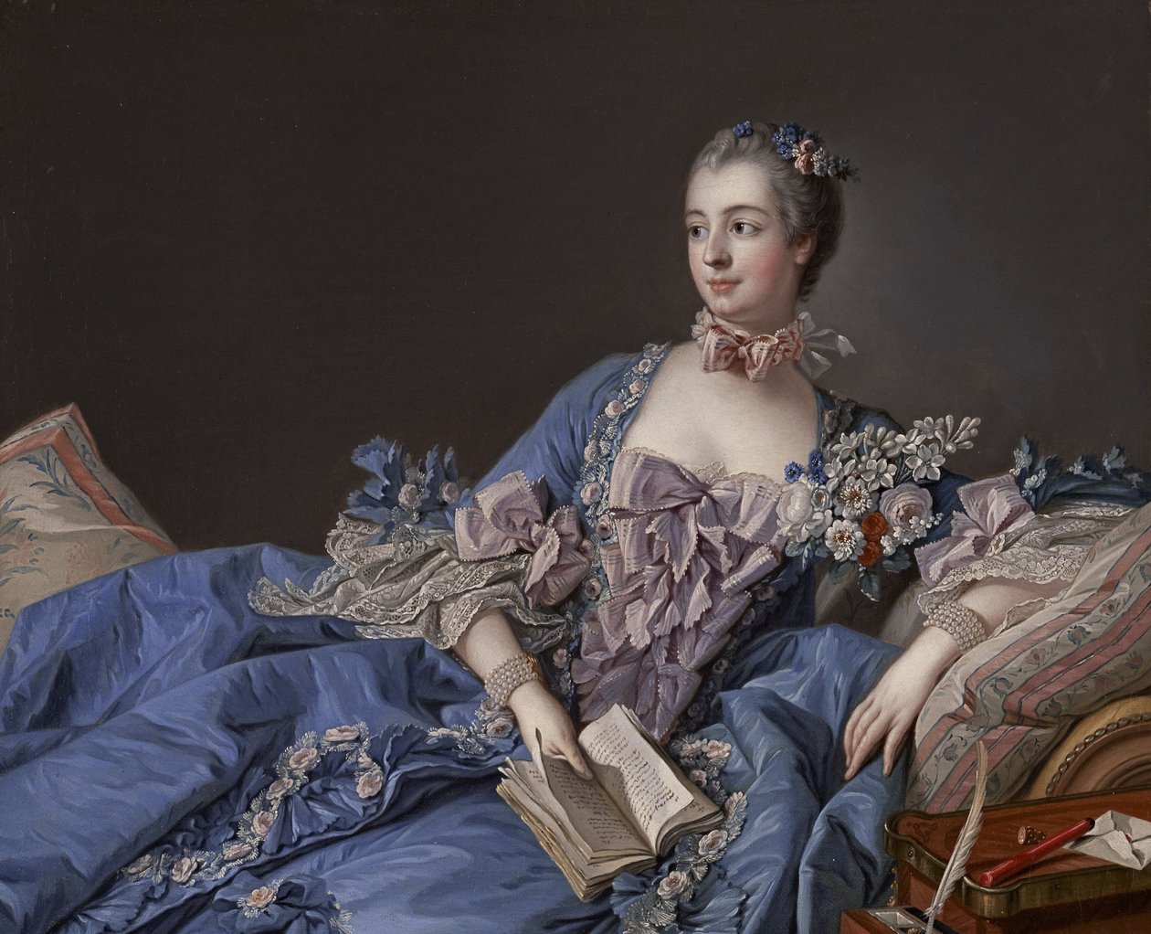 Madame de Pompadour (Jeanne-Antoinette Poisson; 1721-1764) von François Boucher