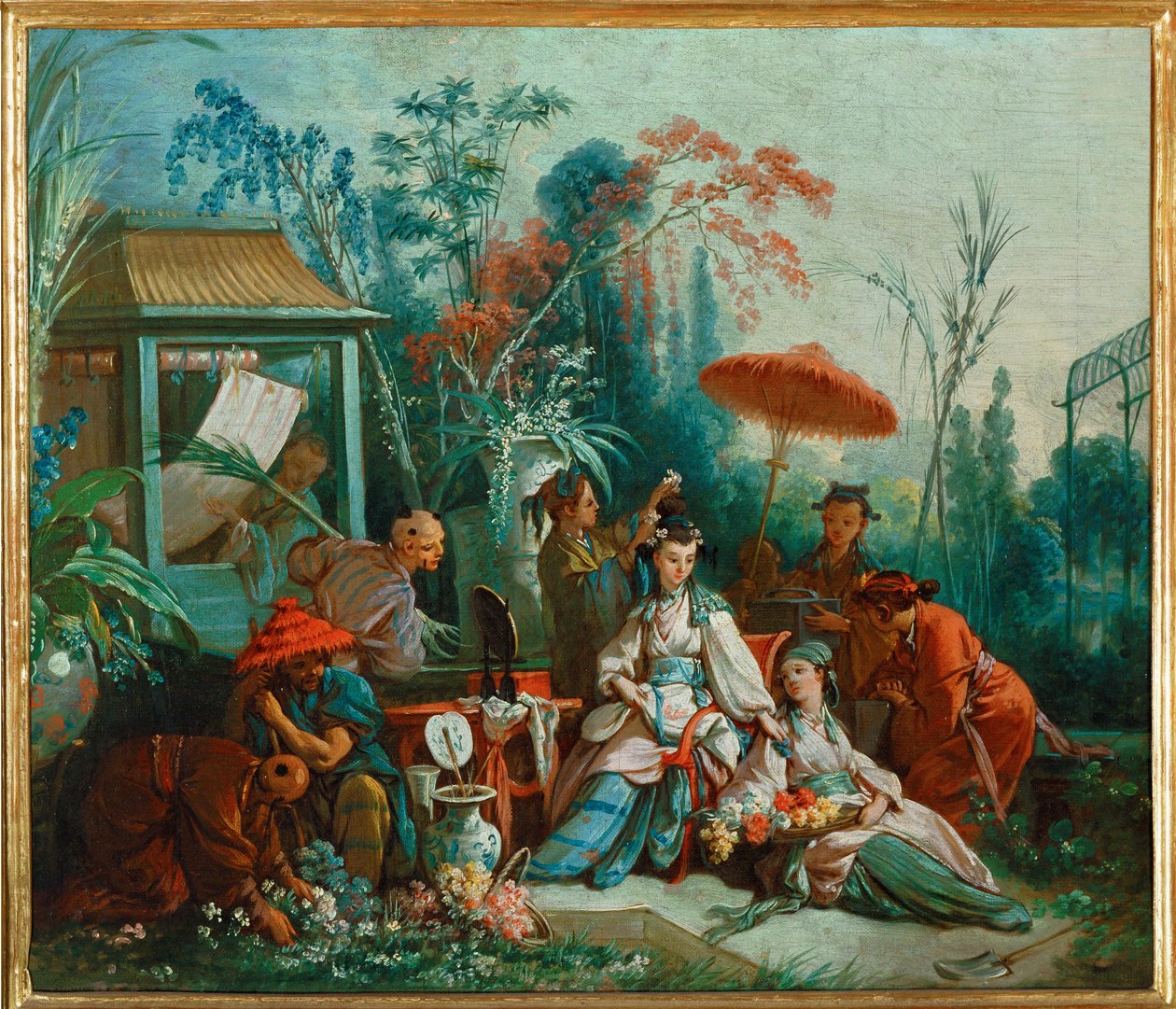 Der chinesische Garten von Francois Boucher