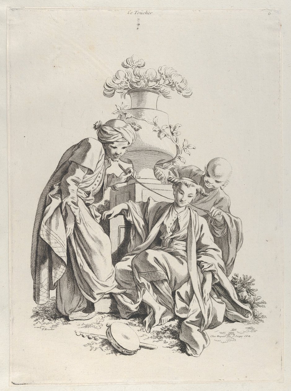 Tastsinn, aus Die fünf Sinne von François Boucher