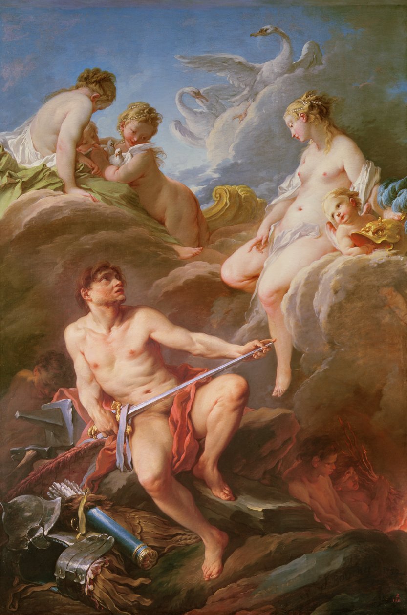 Venus bittet Vulkan um die Rüstung des Aeneas von François Boucher