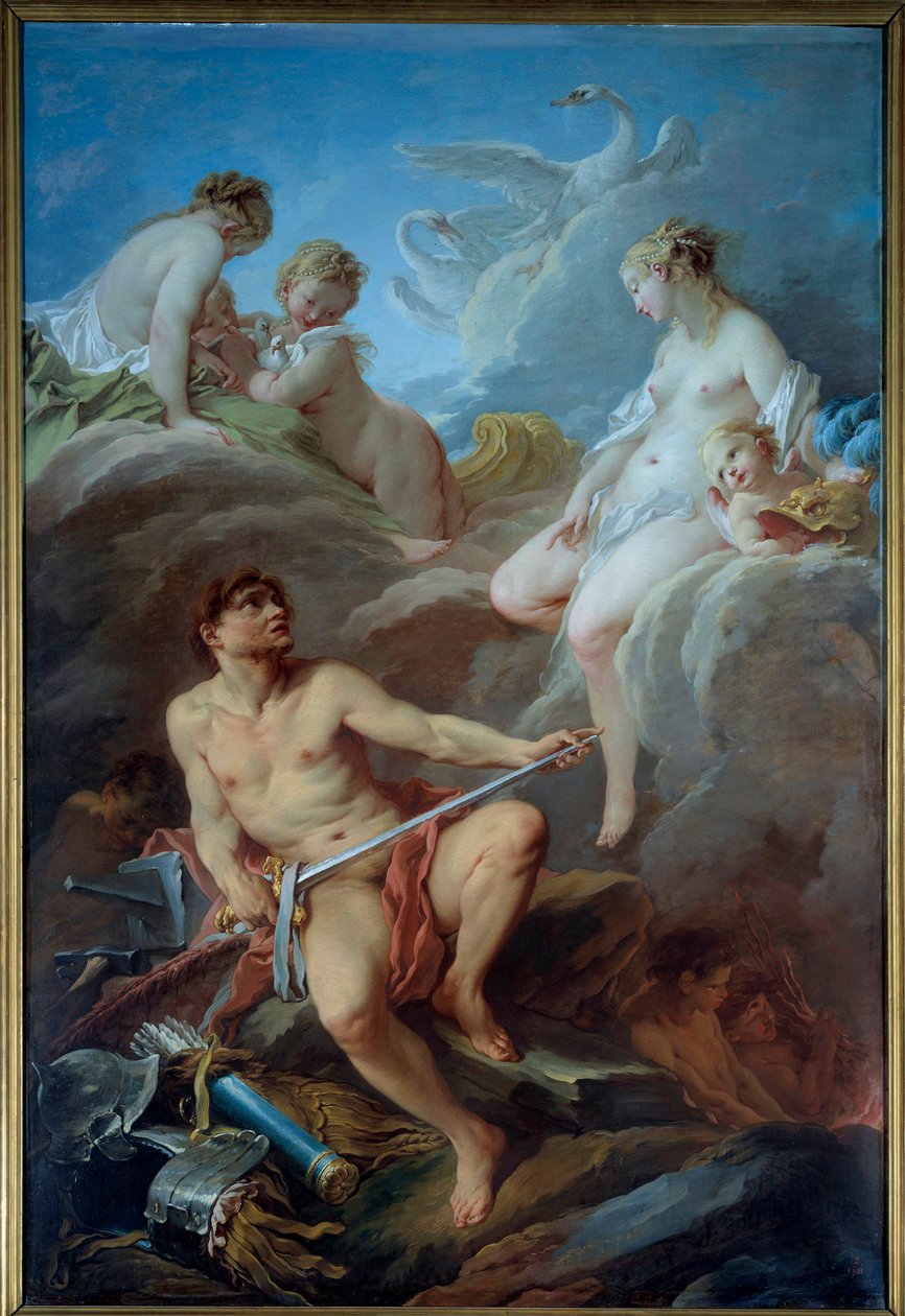 Venus bittet Vulkan um Waffen für Aeneas von François Boucher