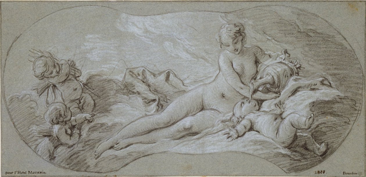 Venus berauscht Amor mit Nektar von François Boucher
