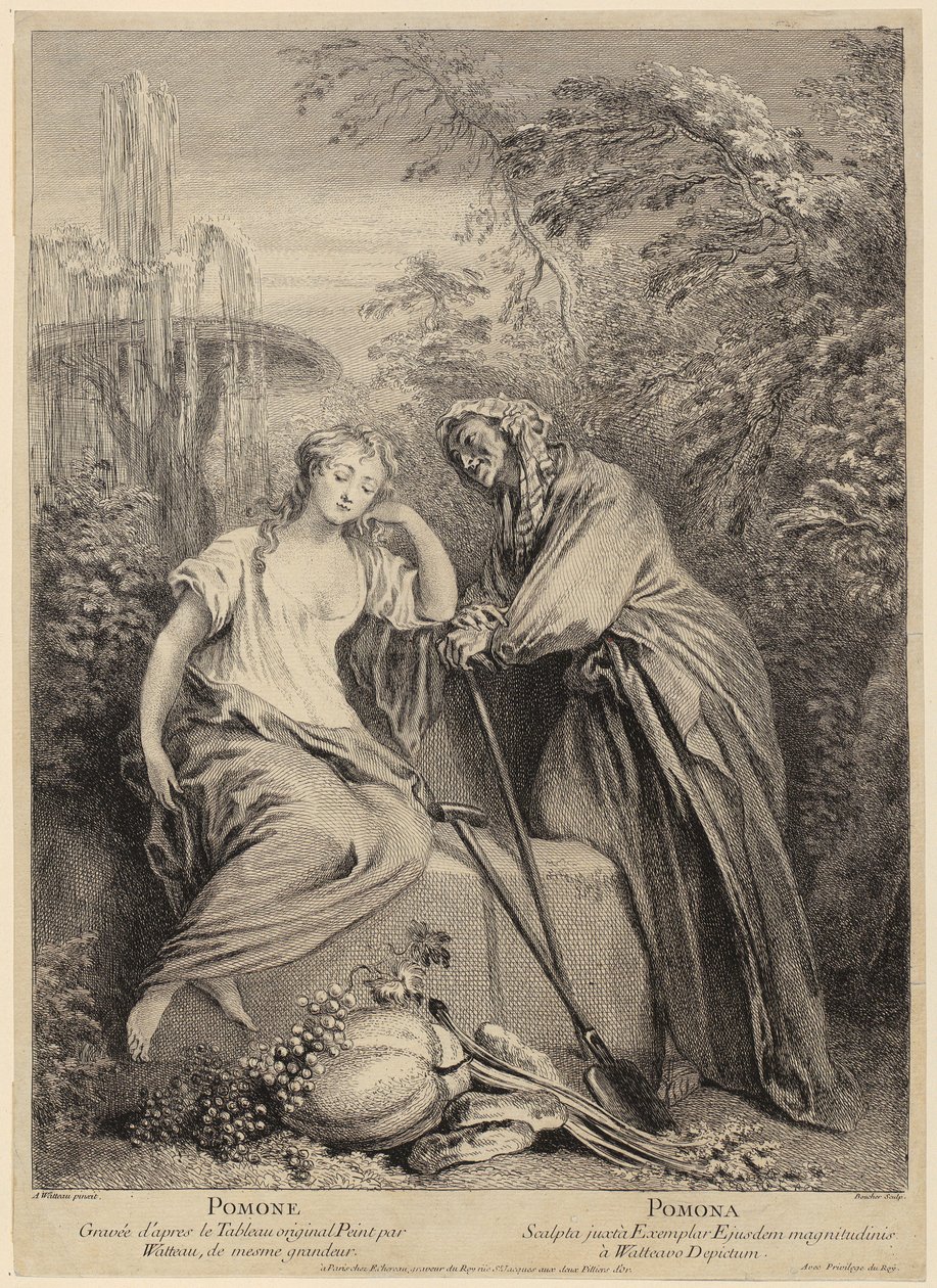 Vertumnus und Pomona von François Boucher