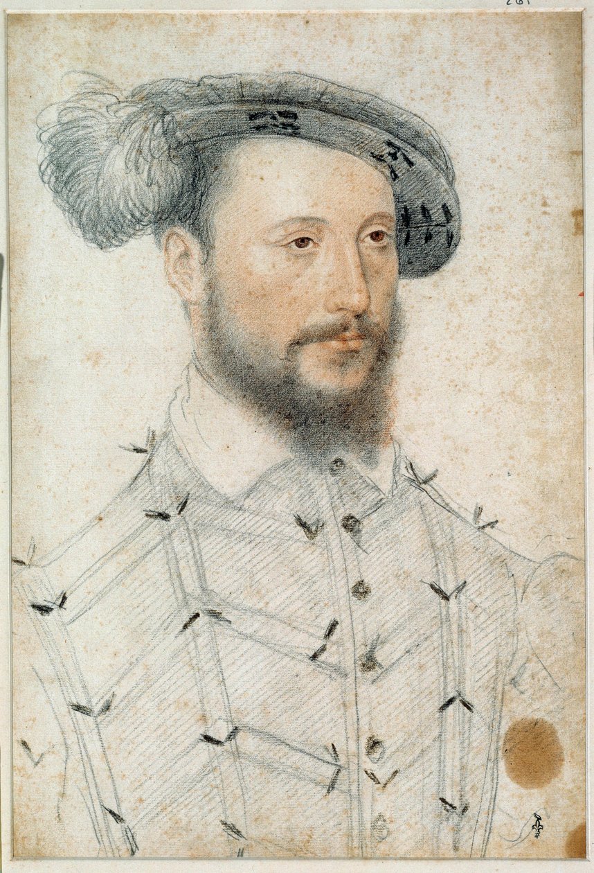 Porträt von Antoine de Halluin, Herr von Piennes (1505 - 1553) von François Clouet
