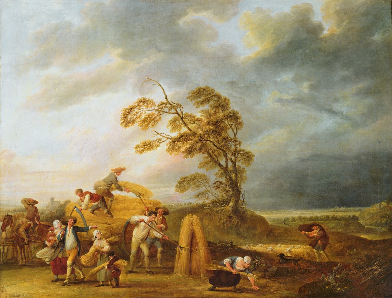 Die vier Stunden des Tages: Vesper, 1771 von Francois Louis Joseph Watteau