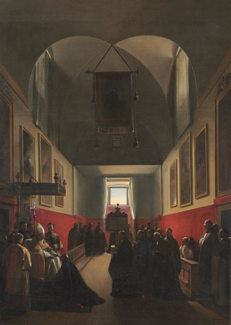 Hommage an einen Bischof von Francois-Marius Granet