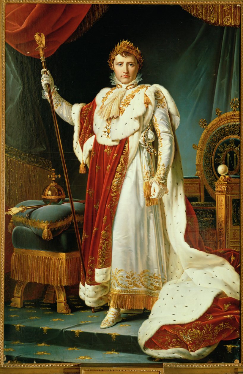 Napoleon I im Krönungsgewand von Francois Pascal Simon Baron Gerard