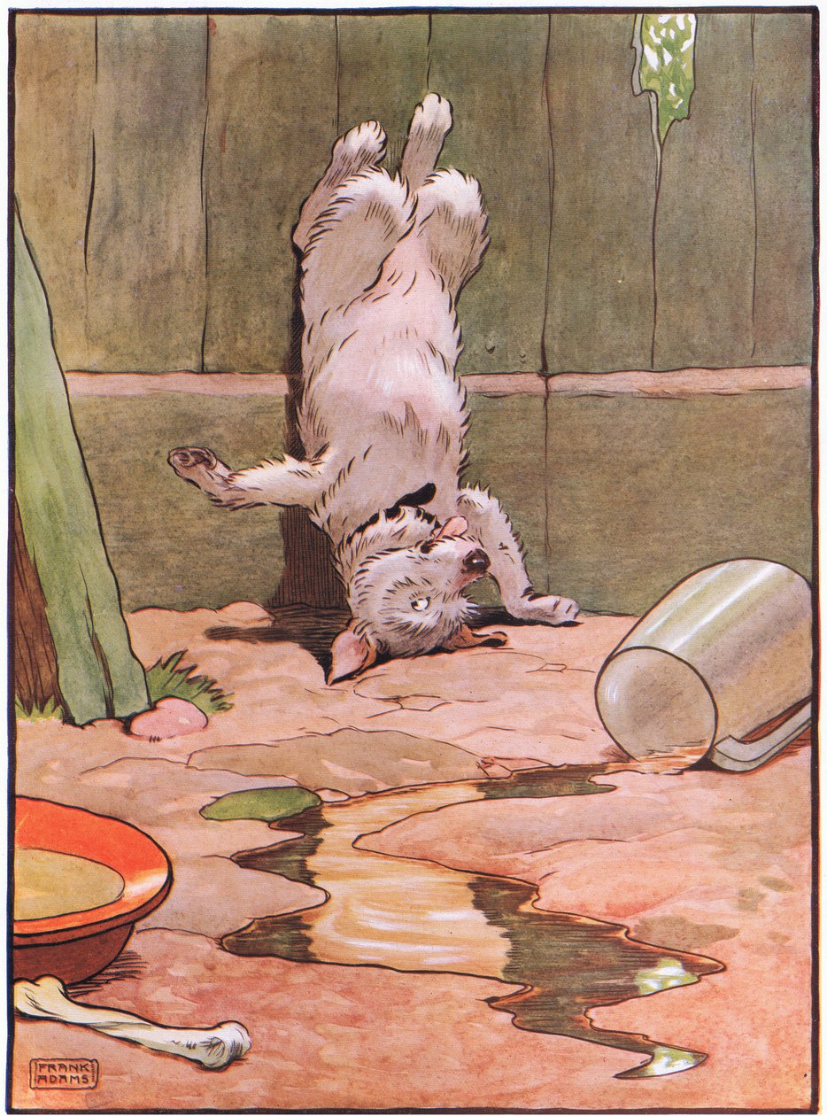 Der Hund stand auf dem Kopf, 1930er Jahre von Frank Adams