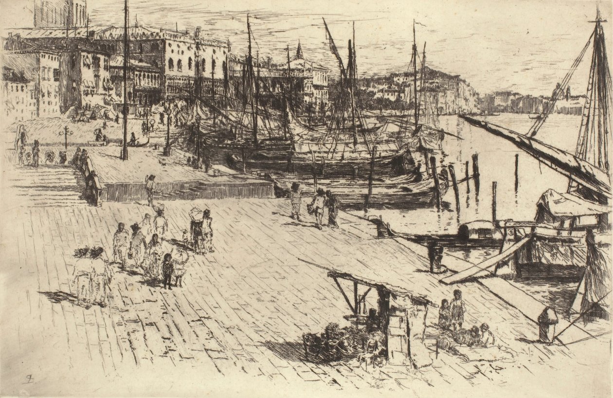 Riva Degli Schiavoni (Platte 1) von Frank Duveneck