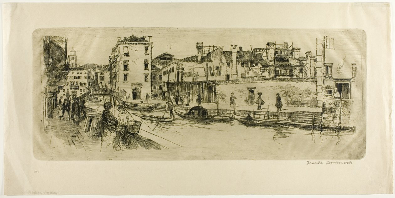 San Trovasso Kanal von Frank Duveneck